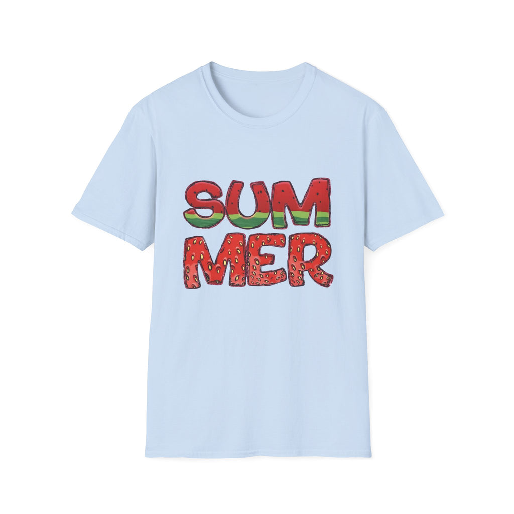 Summer Watermelon T-Shirt — Retro Fruity "SUMMER" Graphic Tee