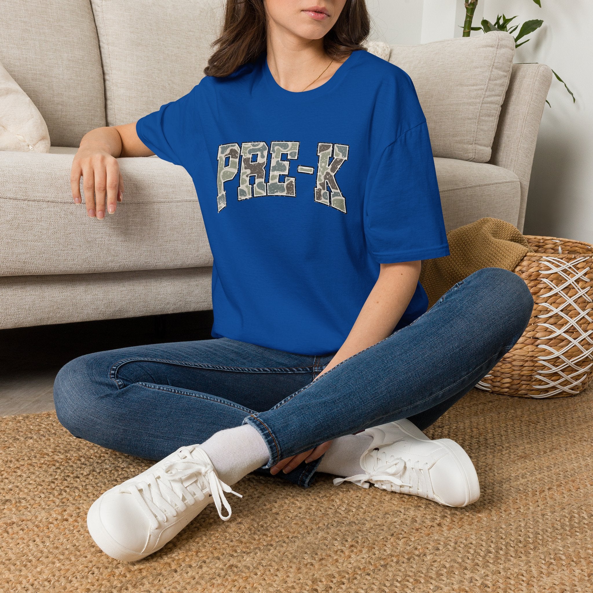 PRE-K Camo Kids T-Shirt — Military Style Preschool Shirt