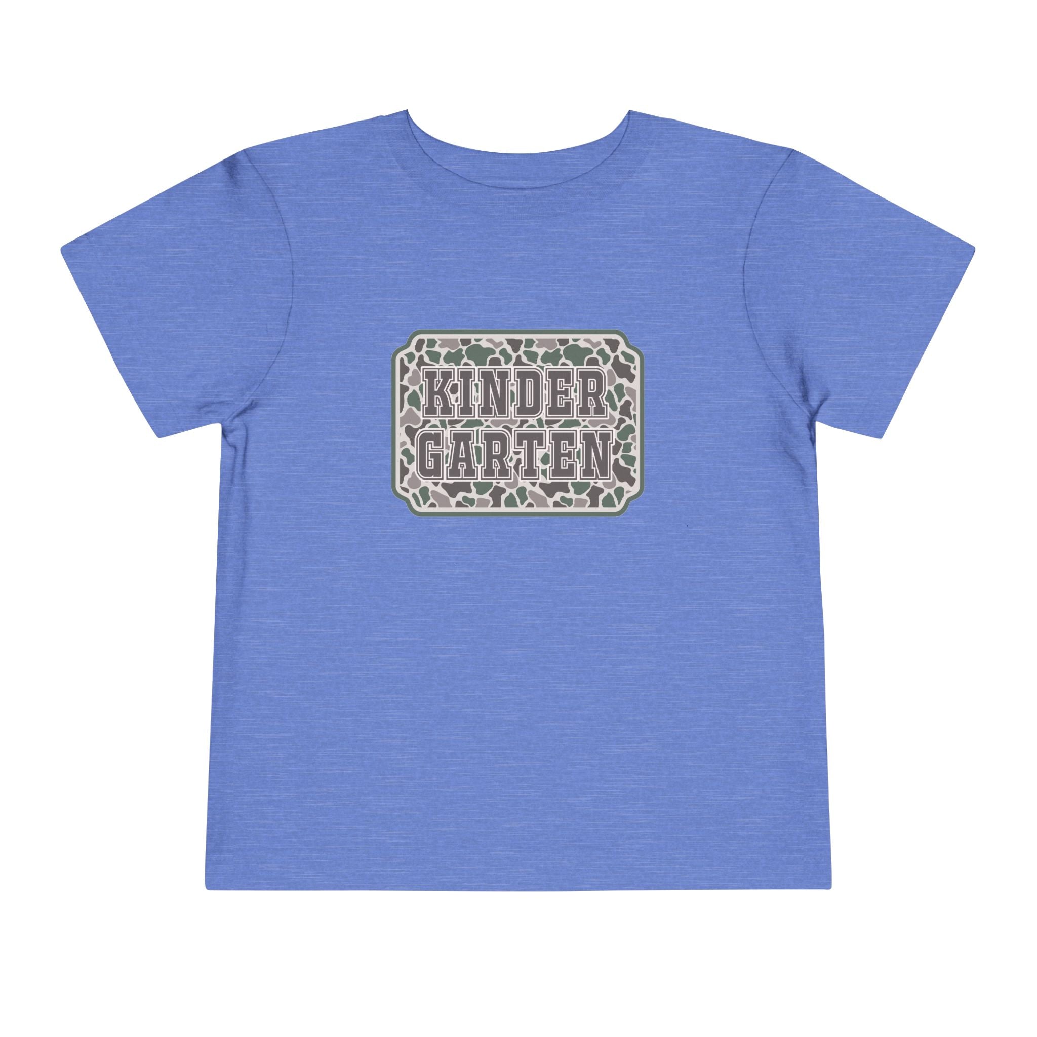 Kindergarten Toddler Tee — Floral Leopard Back to School Shirt