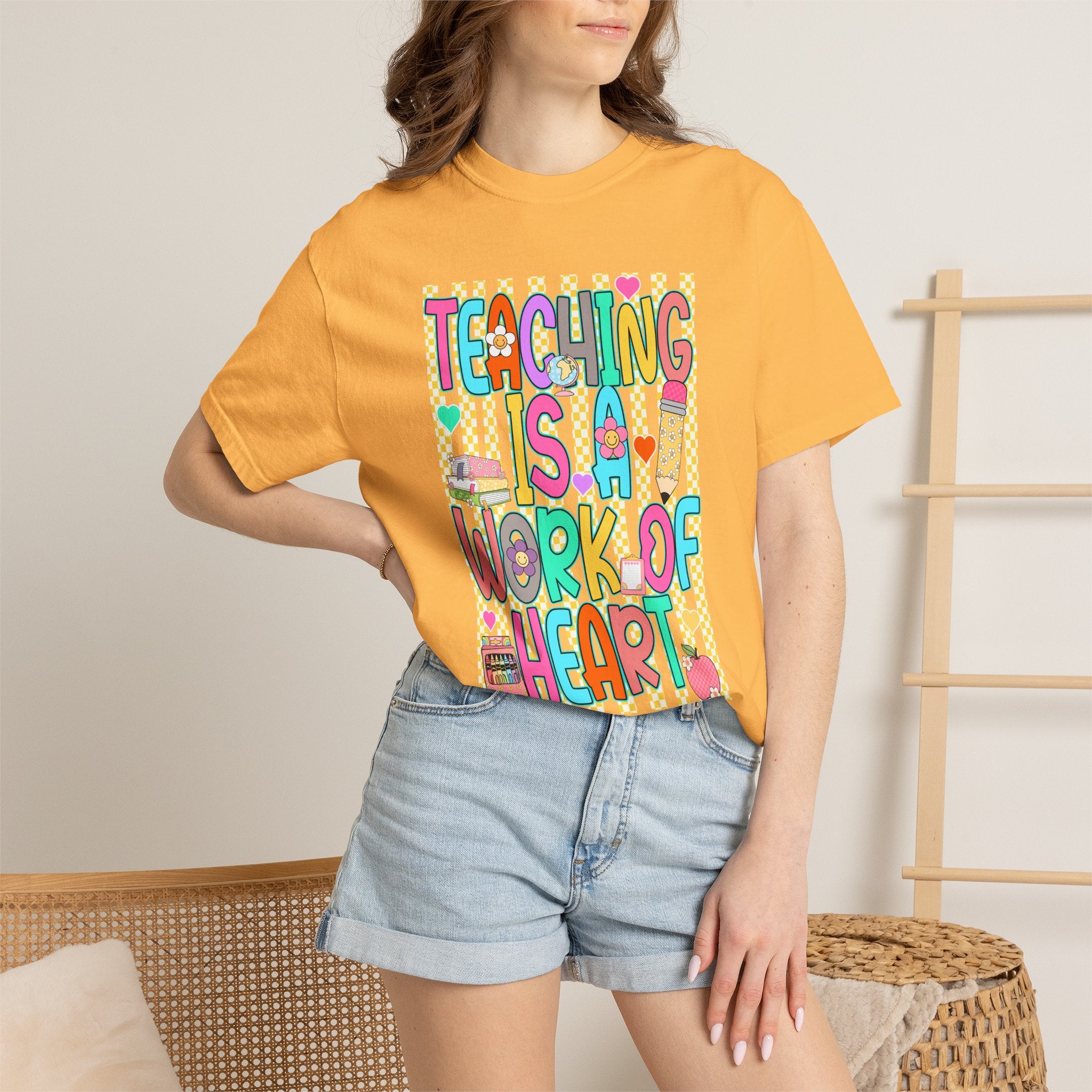 Teaching Is a Work of Heart T-Shirt