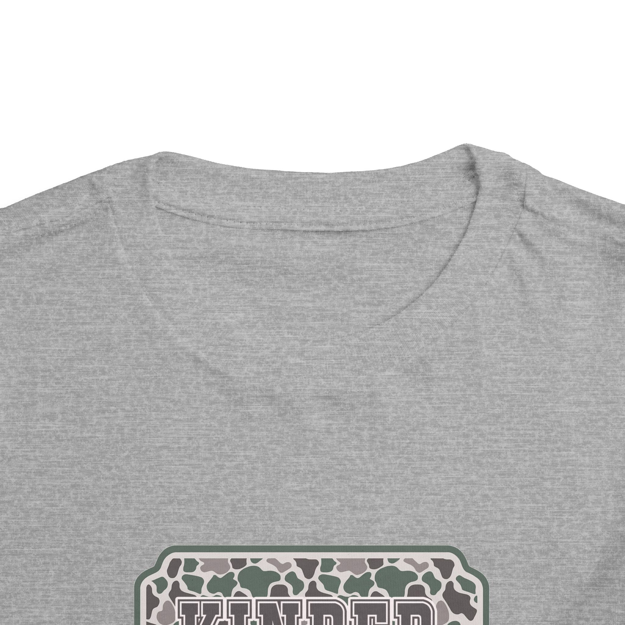 Kindergarten Toddler Tee — Floral Leopard Back to School Shirt
