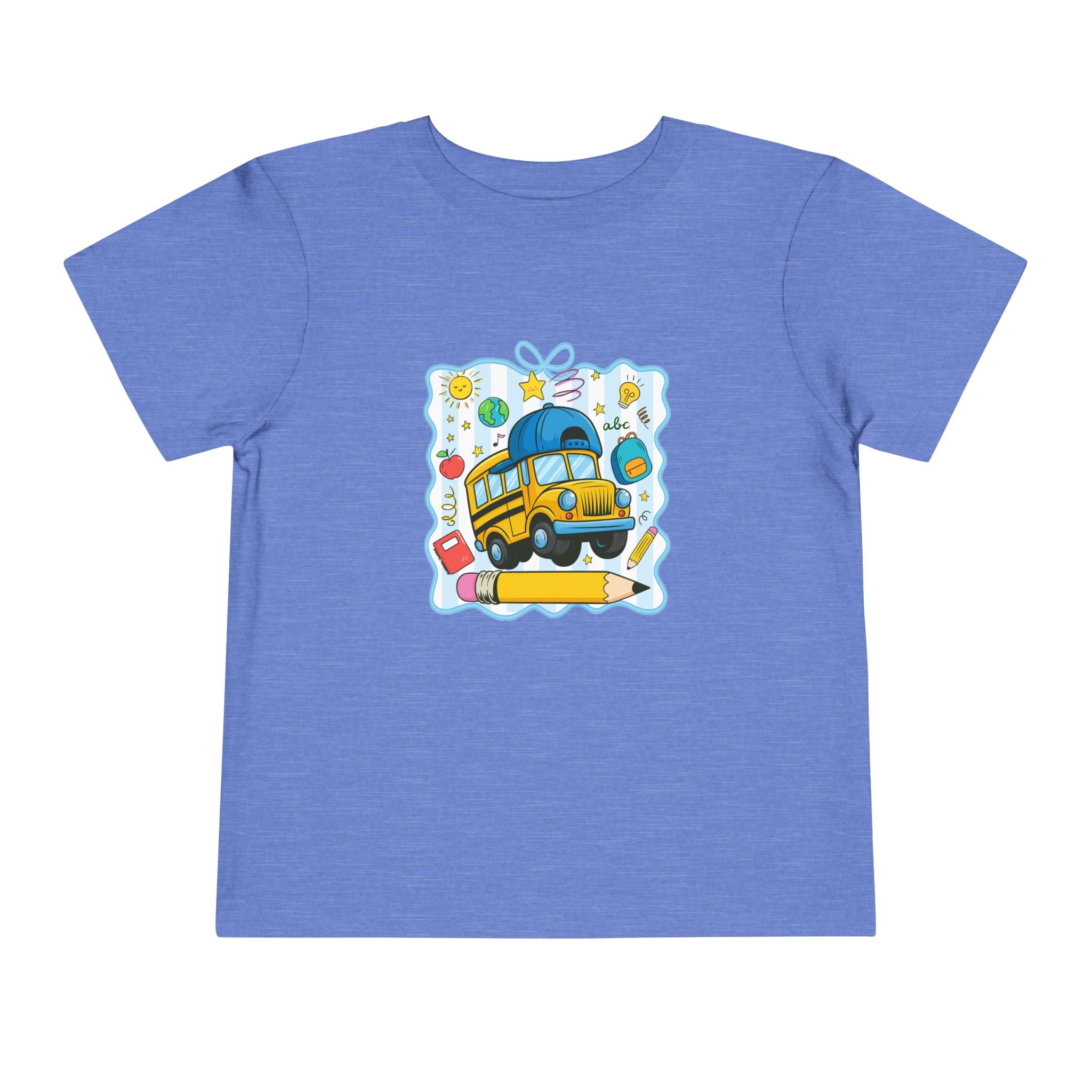 Toddler Tee — Cute School Bus Back to School Shirt for Kids