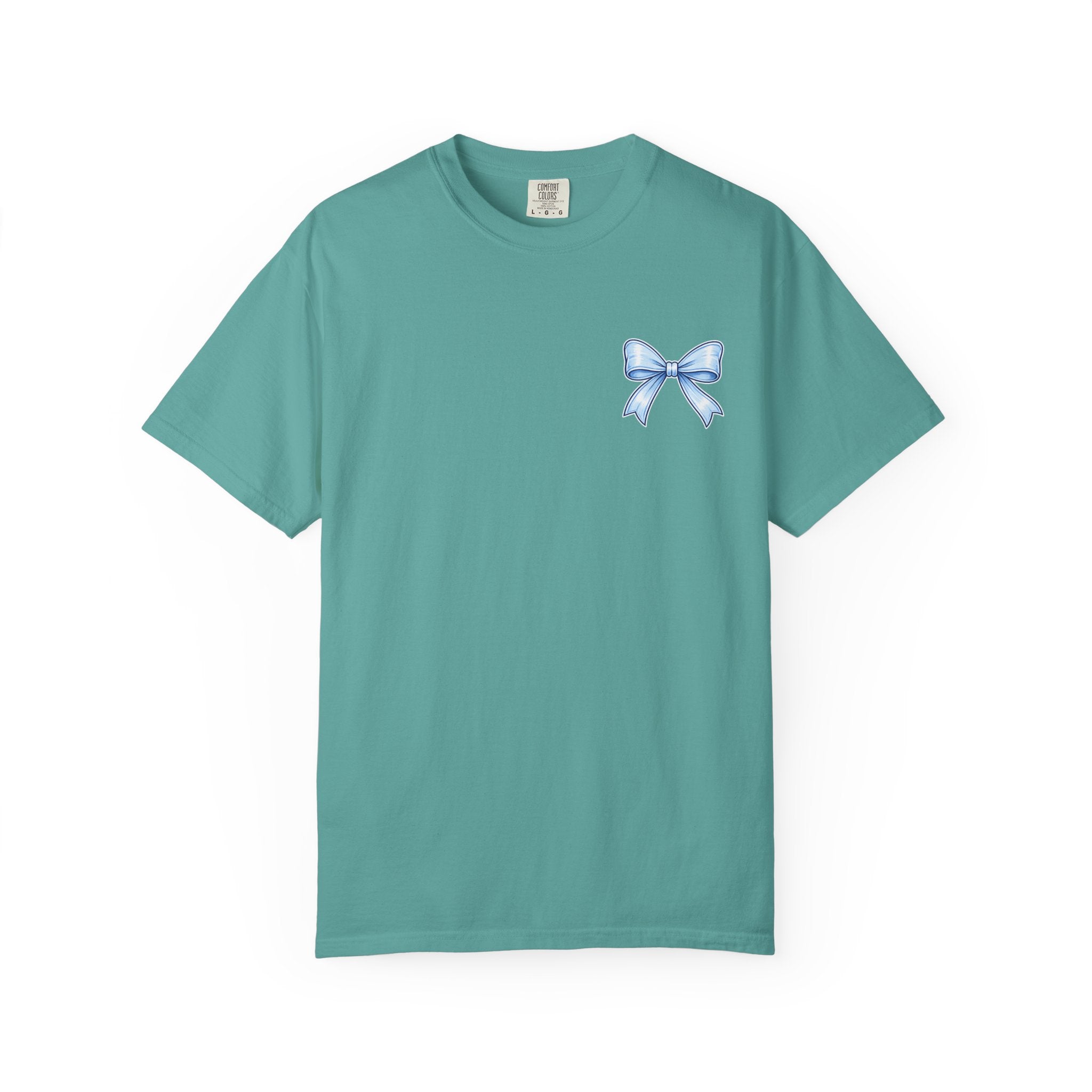 America 250 Years of Freedom T-Shirt — Patriotic 4th of July Tee with Blue Ribbon Design