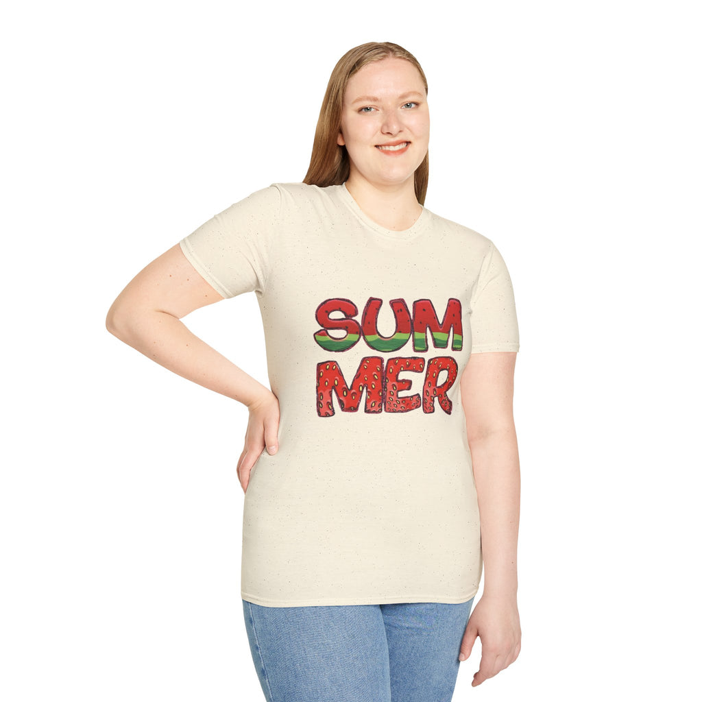 Summer Watermelon T-Shirt — Retro Fruity "SUMMER" Graphic Tee