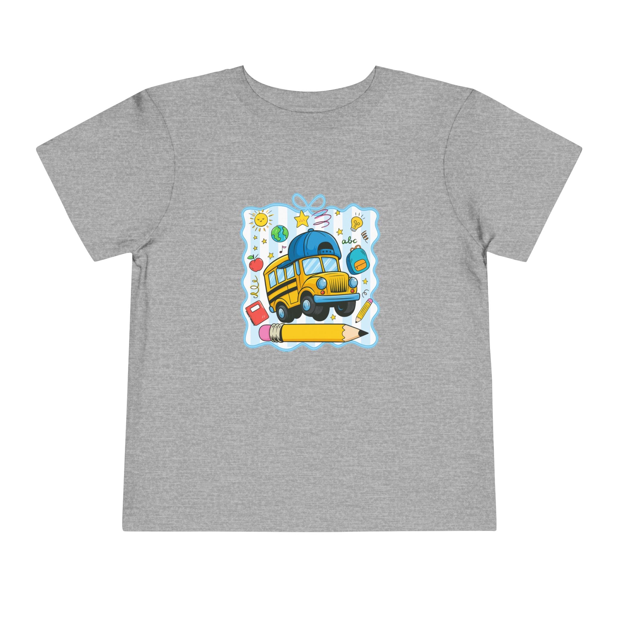 Toddler Tee — Cute School Bus Back to School Shirt for Kids