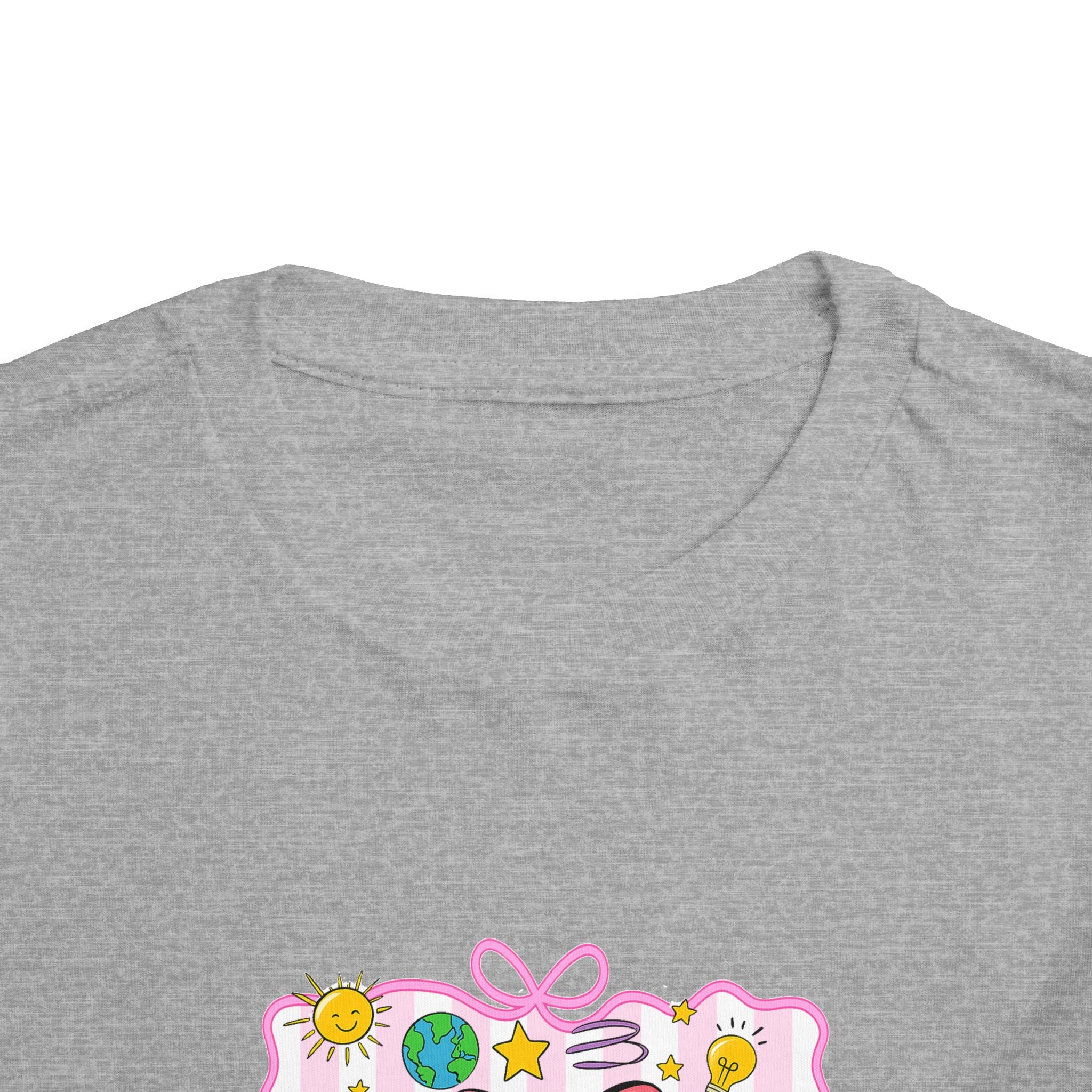 School Bus Kids Tee — Cute Back-to-School Toddler Shirt with Pencil & Apple Design