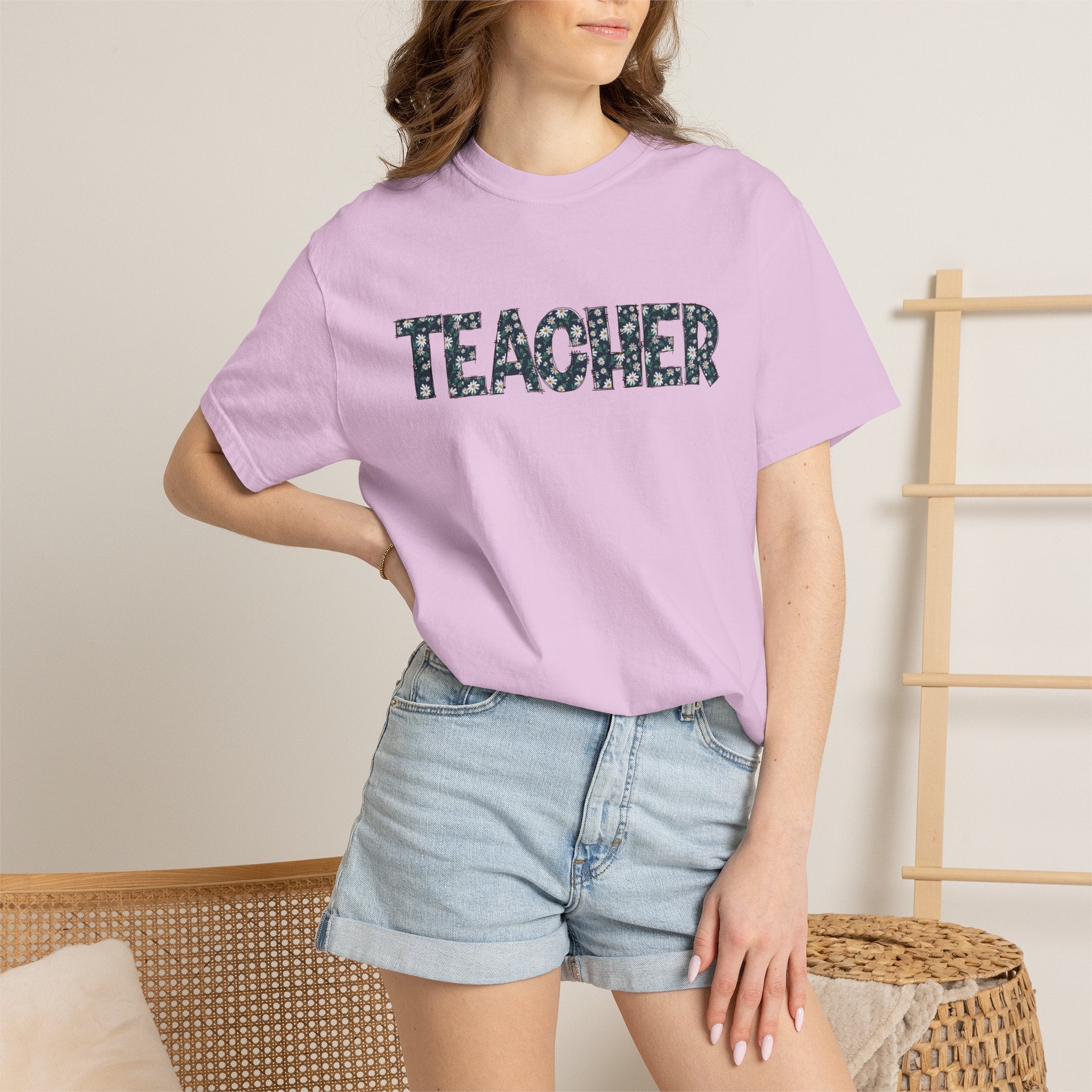 Teacher Camouflage Print T-Shirt