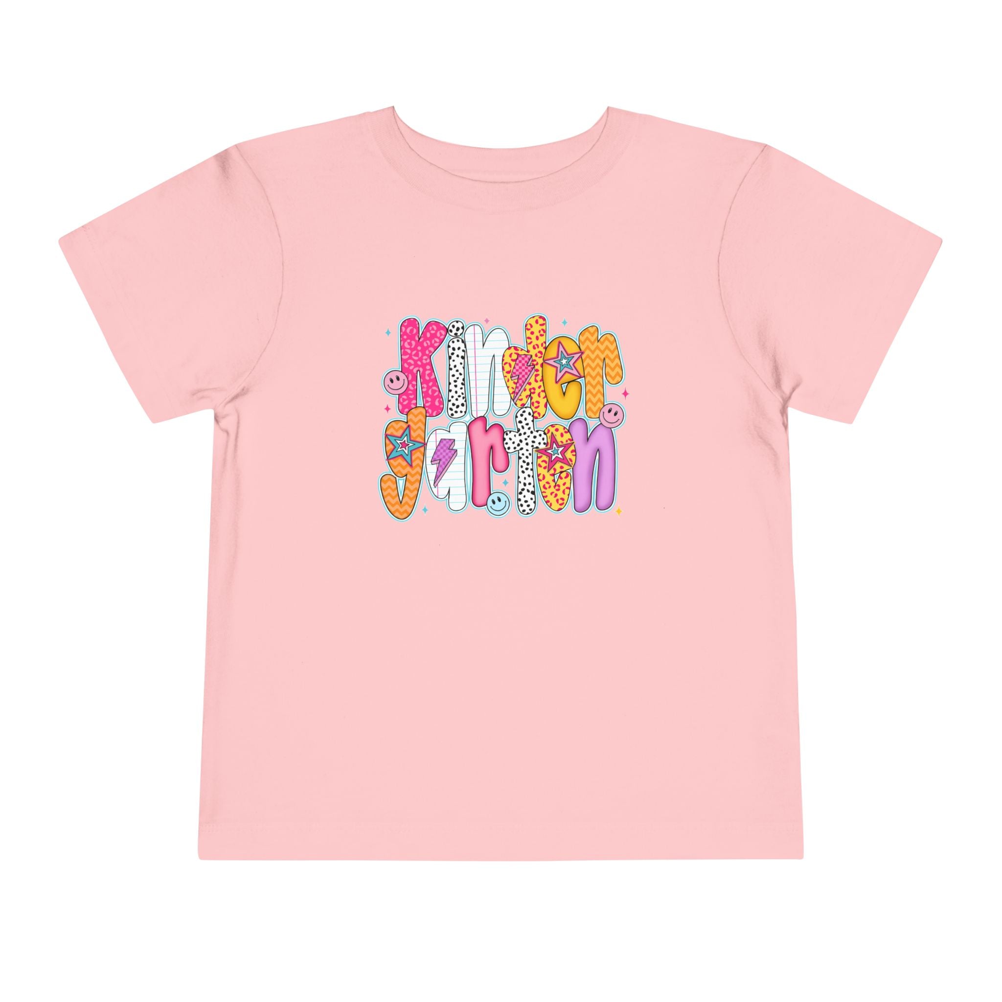 Toddler Tee - "Kinder Garten" Colorful Kids Back-to-School Shirt