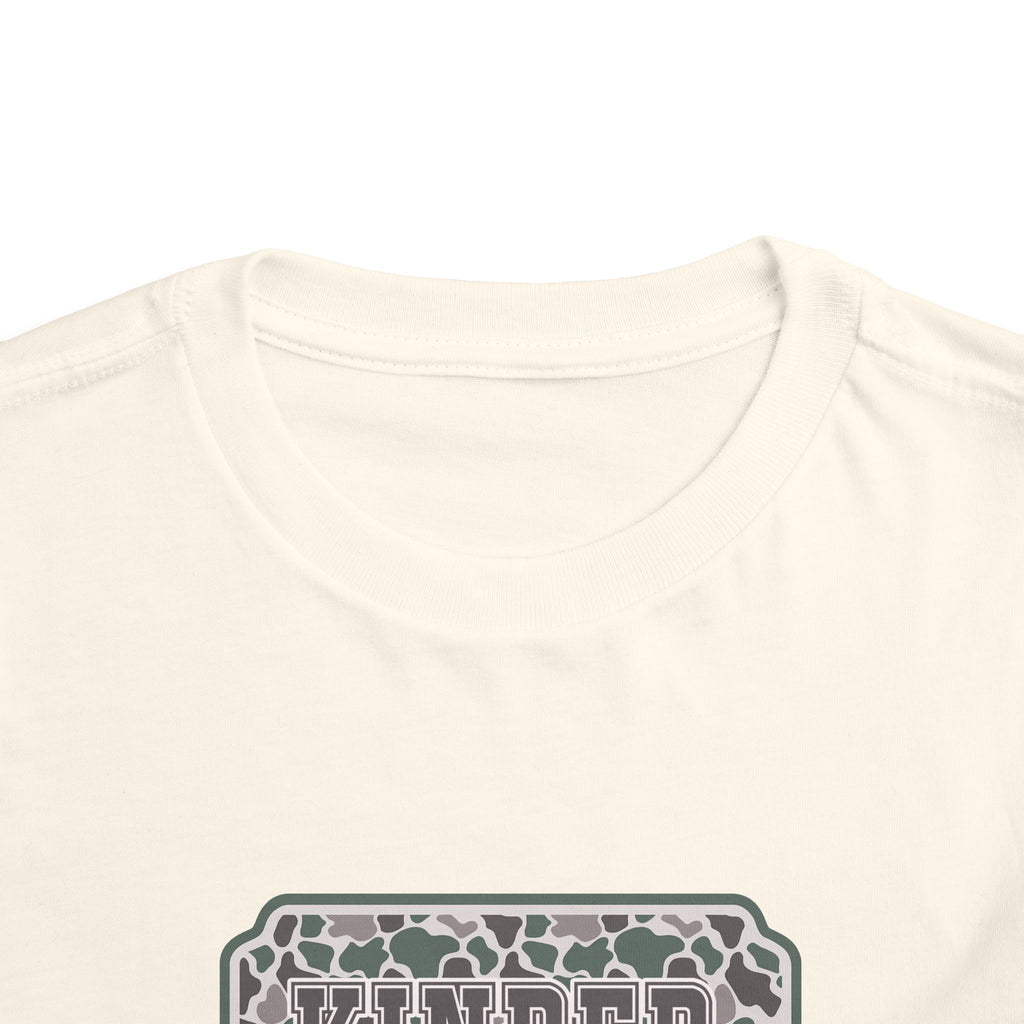 Kindergarten Toddler Tee — Floral Leopard Back to School Shirt