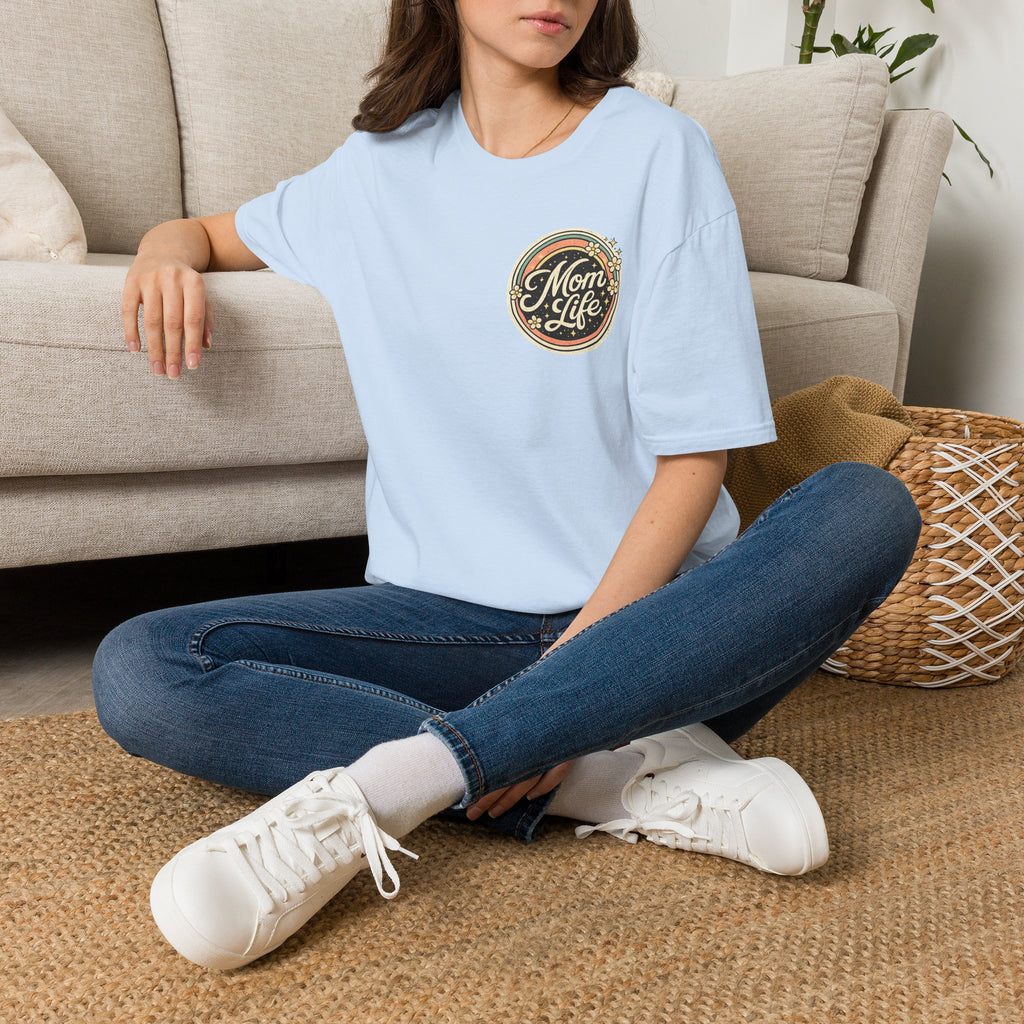 Mom Life T-Shirt — Retro Floral Mom Tee