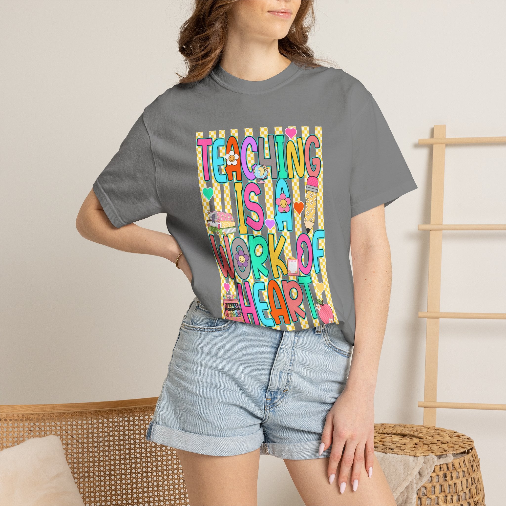 Teaching Is a Work of Heart T-Shirt