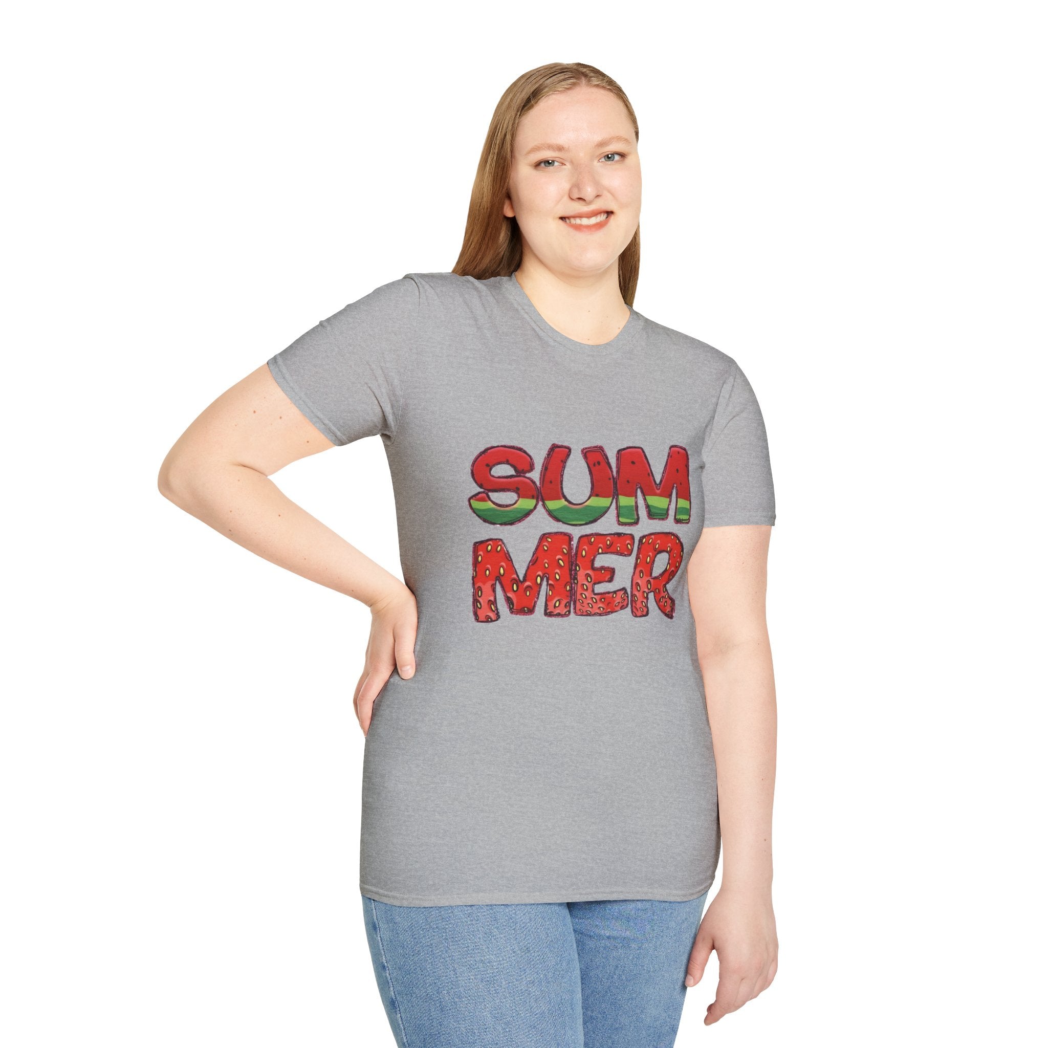 Summer Watermelon T-Shirt — Retro Fruity "SUMMER" Graphic Tee