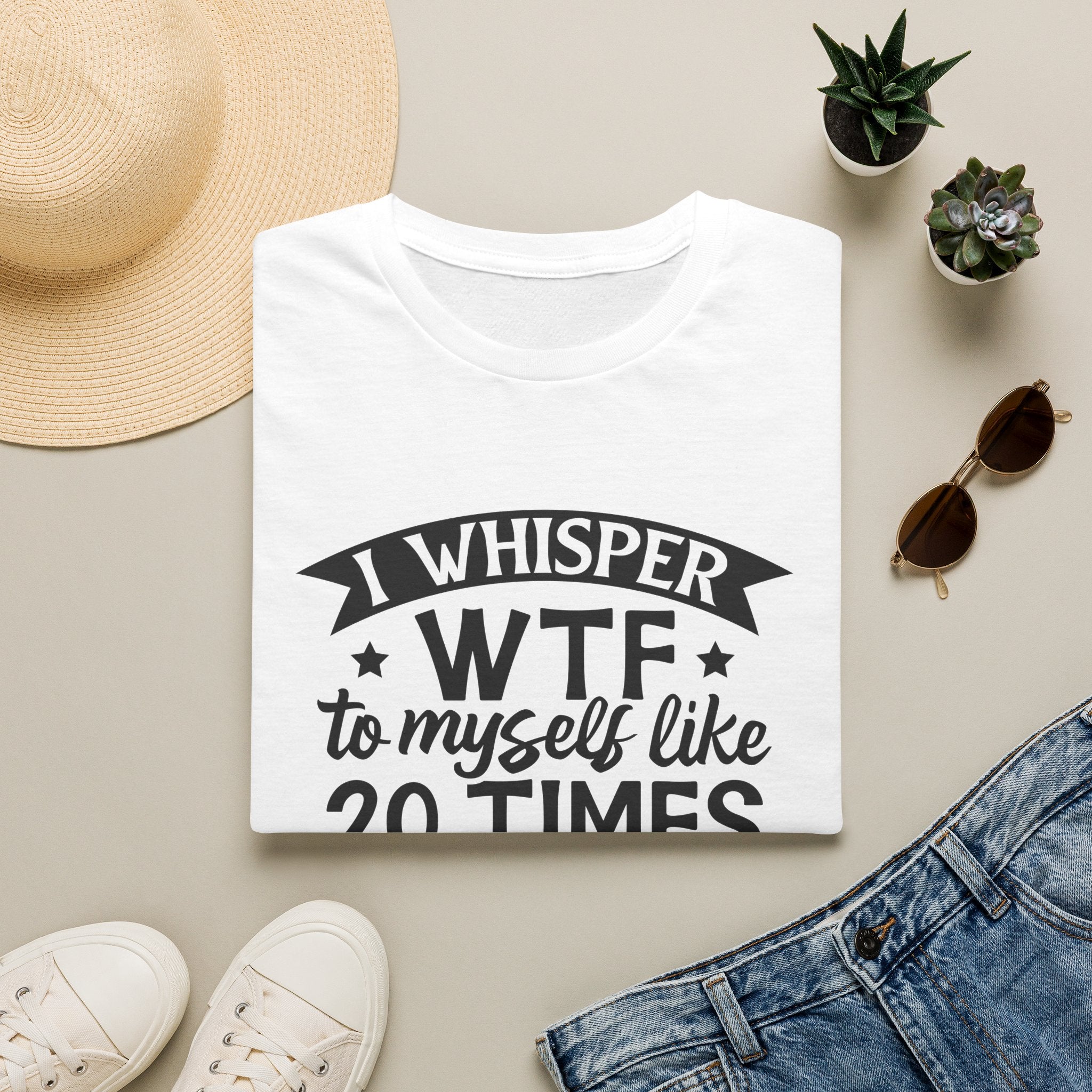 WTF To Myself T-Shirt — Funny Everyday Sarcastic Graphic Tee