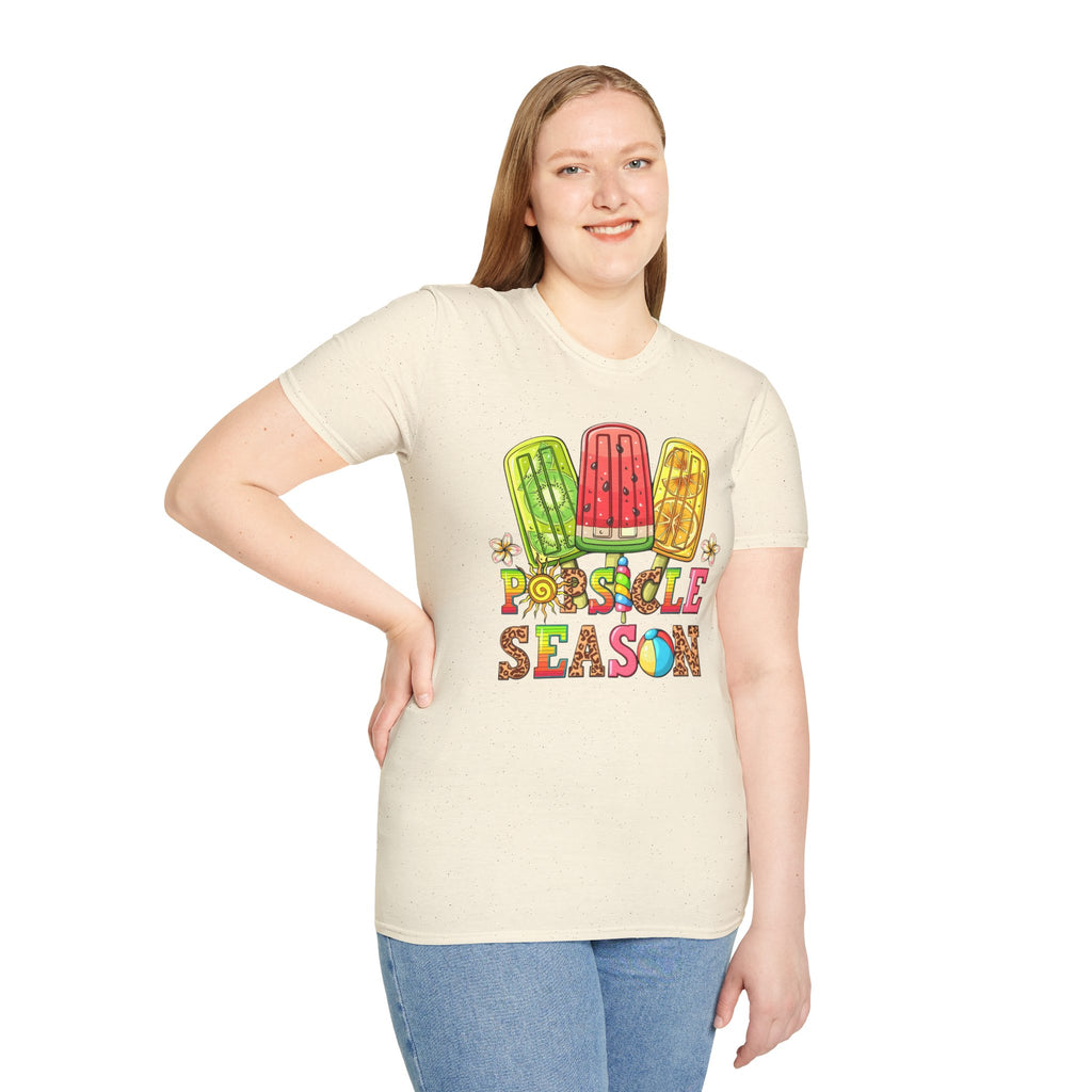 Popsicle Season T‑Shirt — Colorful Summer Popsicle Graphic Tee
