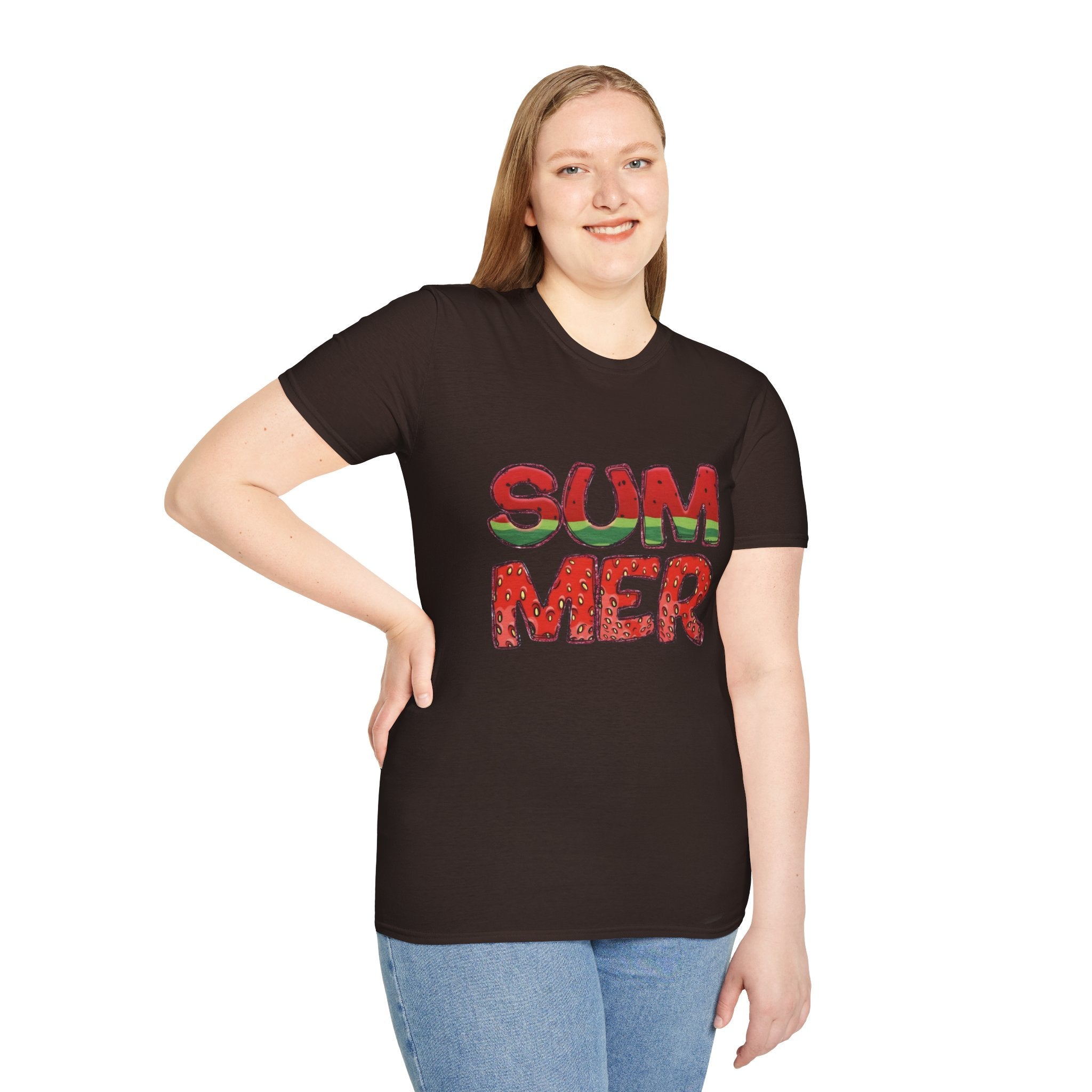 Summer Watermelon T-Shirt — Retro Fruity "SUMMER" Graphic Tee