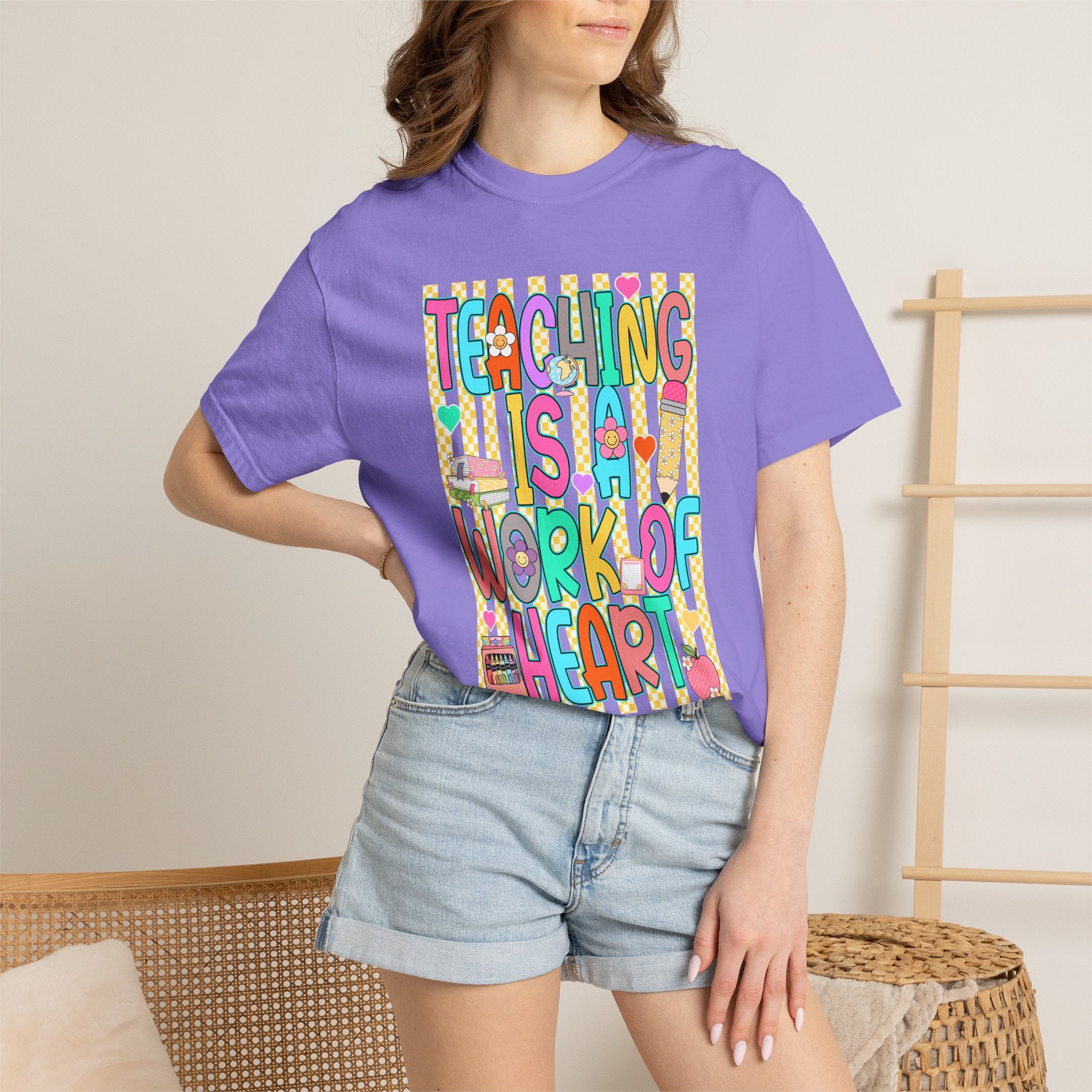Teaching Is a Work of Heart T-Shirt