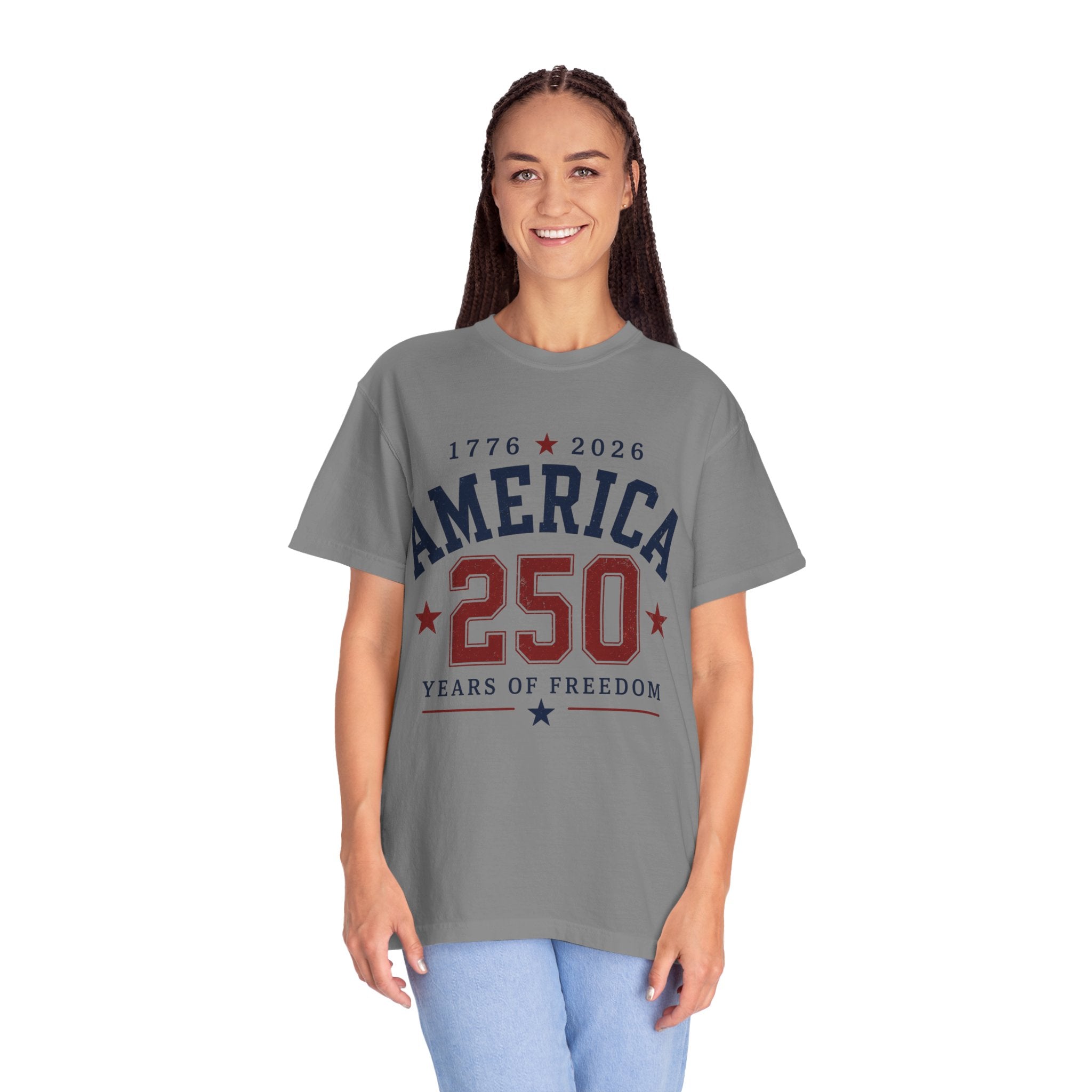America 250 T-Shirt — 1776–2026 Years of Freedom Patriotic Tee
