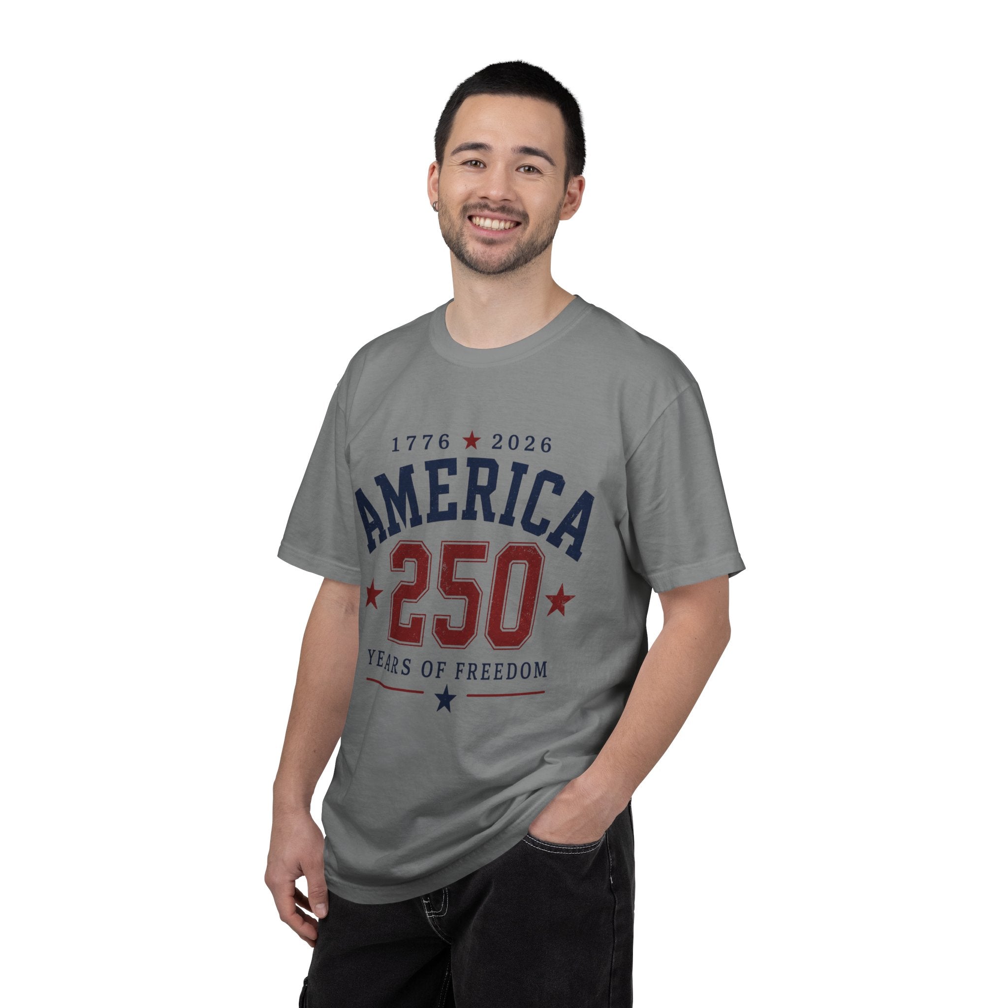 America 250 T-Shirt — 1776–2026 Years of Freedom Patriotic Tee