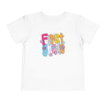 Toddler Tee - Colorful "First Grade" Graphic Baby Shirt