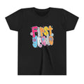 First Grade Youth Tee — Colorful Back-to-School Graphic Shirt