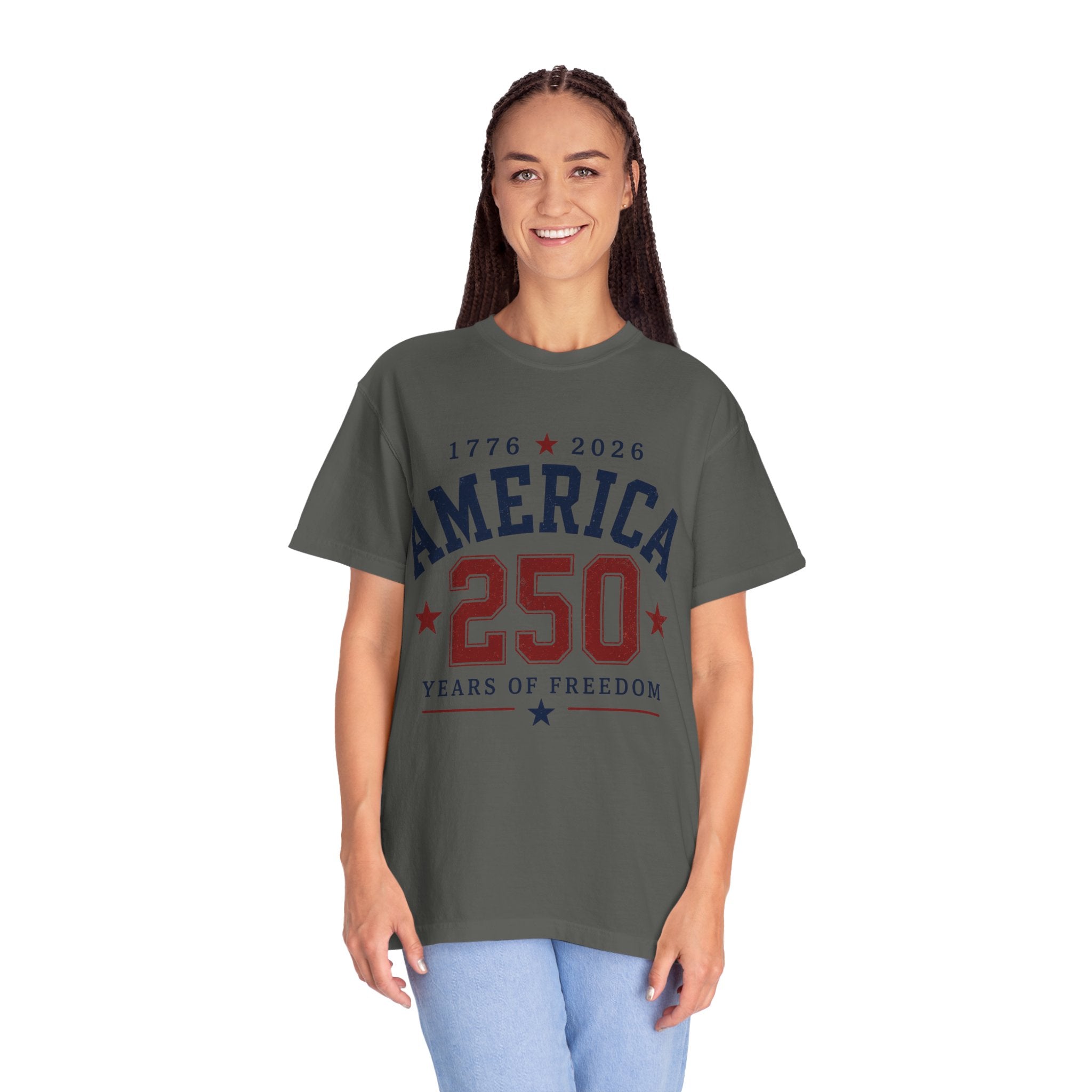 America 250 T-Shirt — 1776–2026 Years of Freedom Patriotic Tee