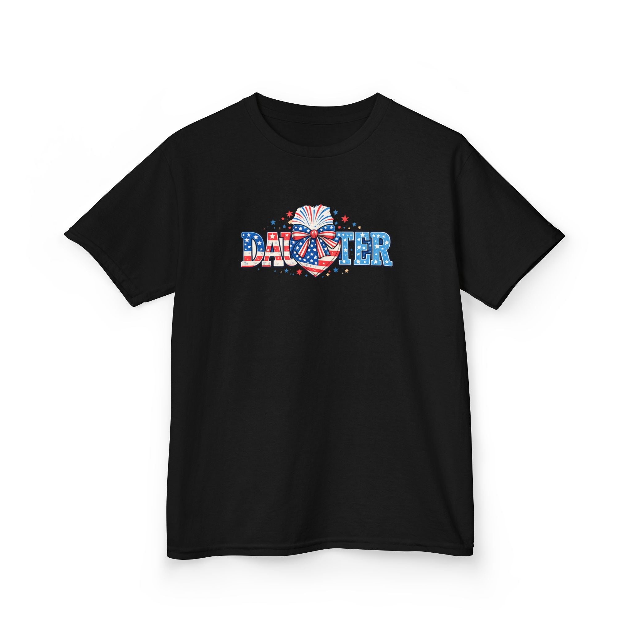 Kids "Daughter" Patriotic Fireworks T-Shirt — 4th of July Girls Tee