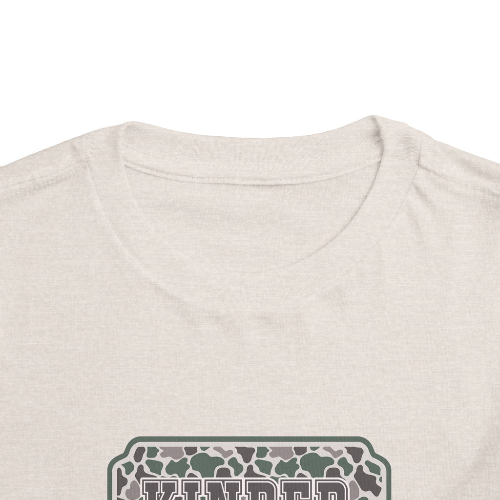 Kindergarten Toddler Tee — Floral Leopard Back to School Shirt