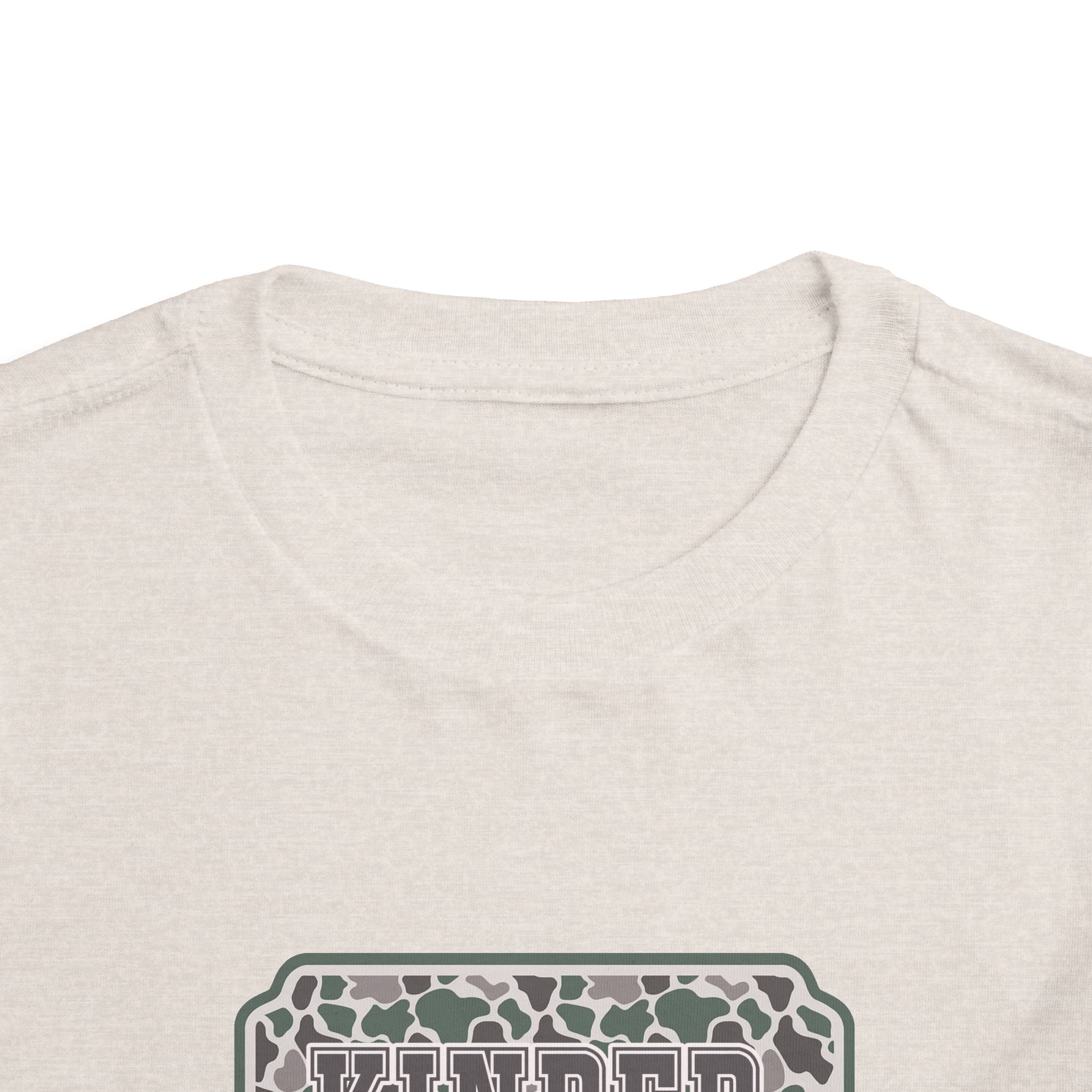 Kindergarten Toddler Tee — Floral Leopard Back to School Shirt