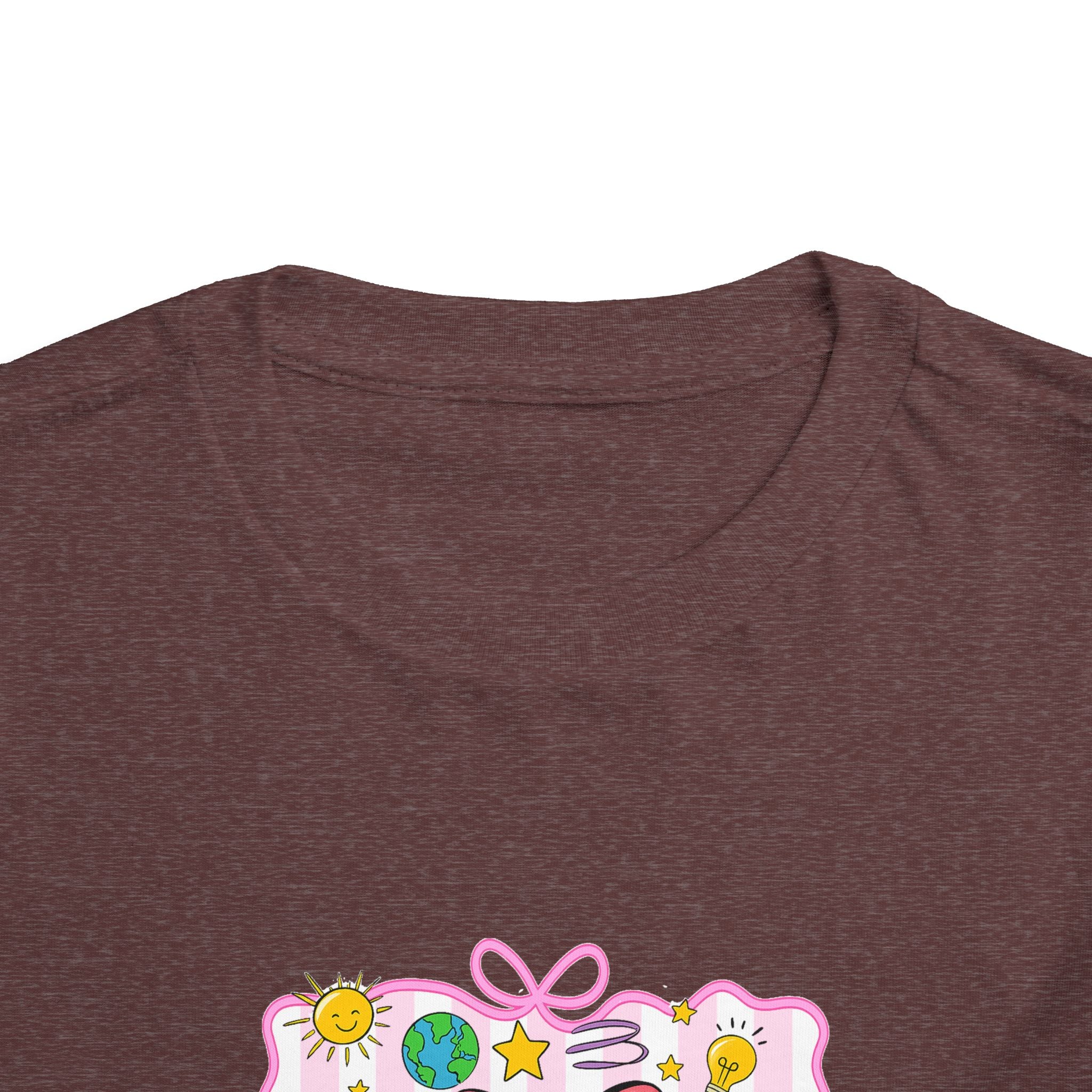 School Bus Kids Tee — Cute Back-to-School Toddler Shirt with Pencil & Apple Design