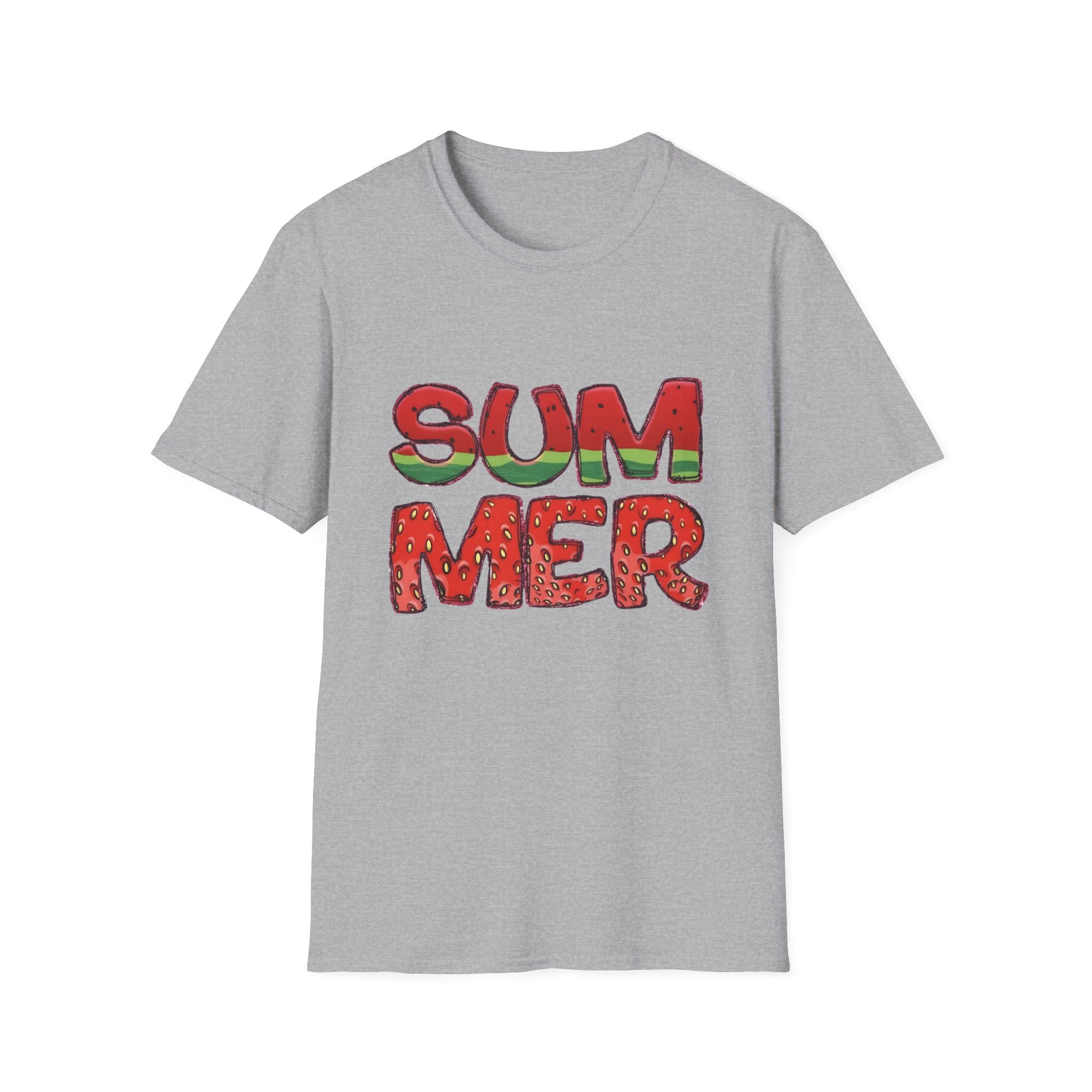 Summer Watermelon T-Shirt — Retro Fruity "SUMMER" Graphic Tee