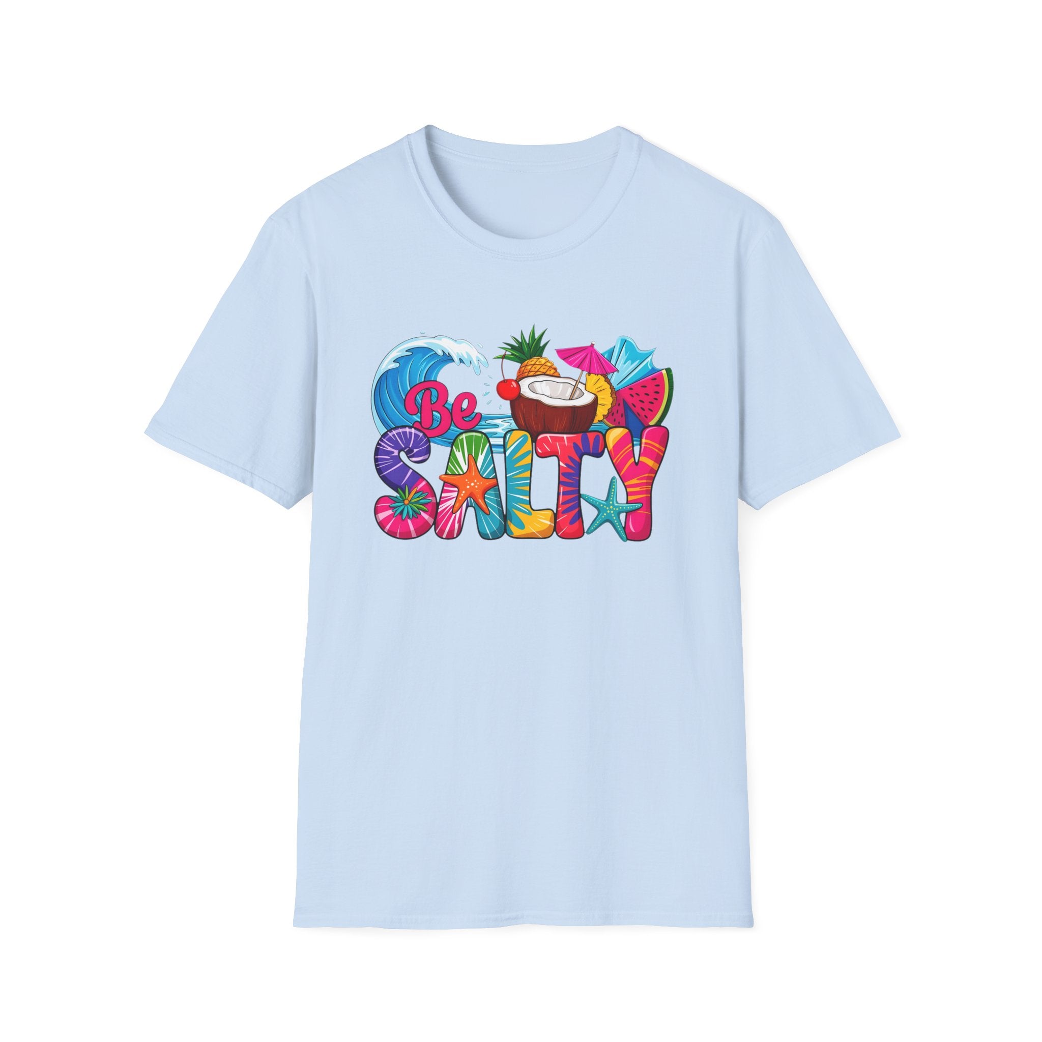 Be Salty Beach T-Shirt — Tropical Coconut & Surf Summer Tee