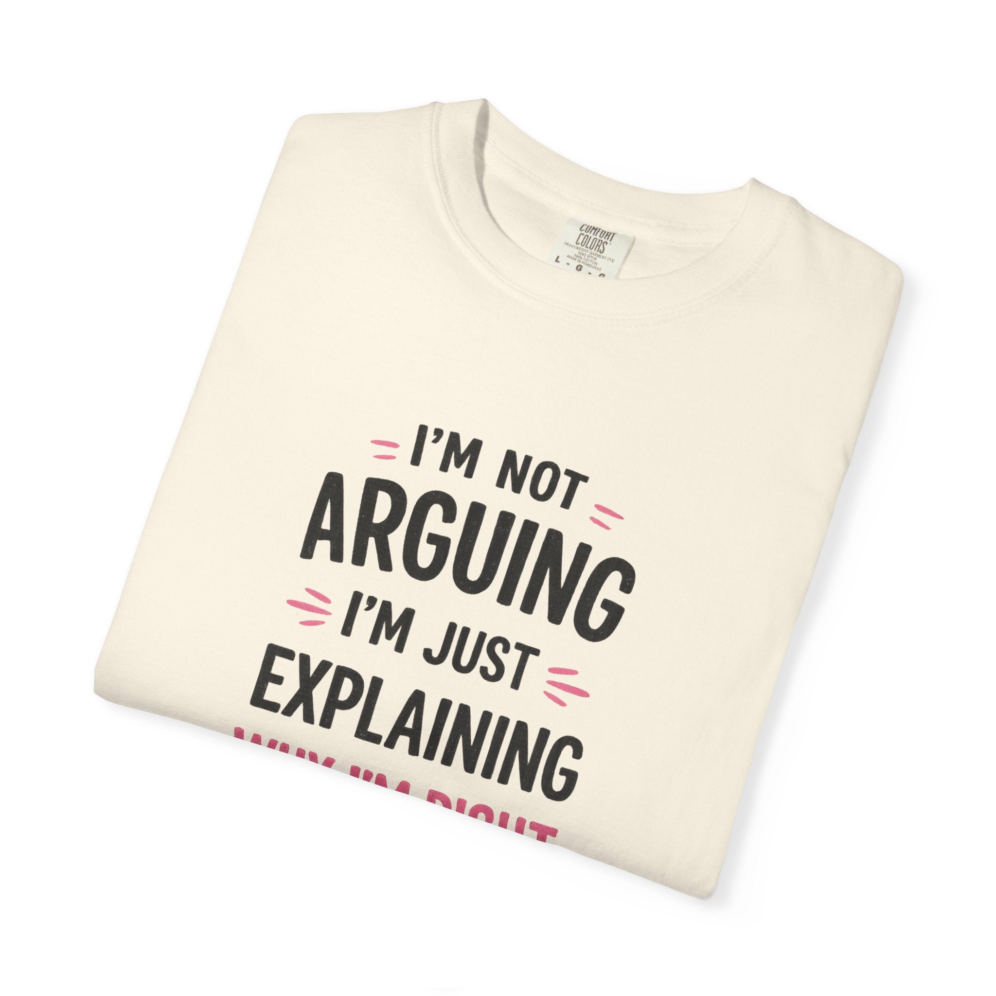I'm Not Arguing I'm Just Explaining Why I'm Right T-Shirt