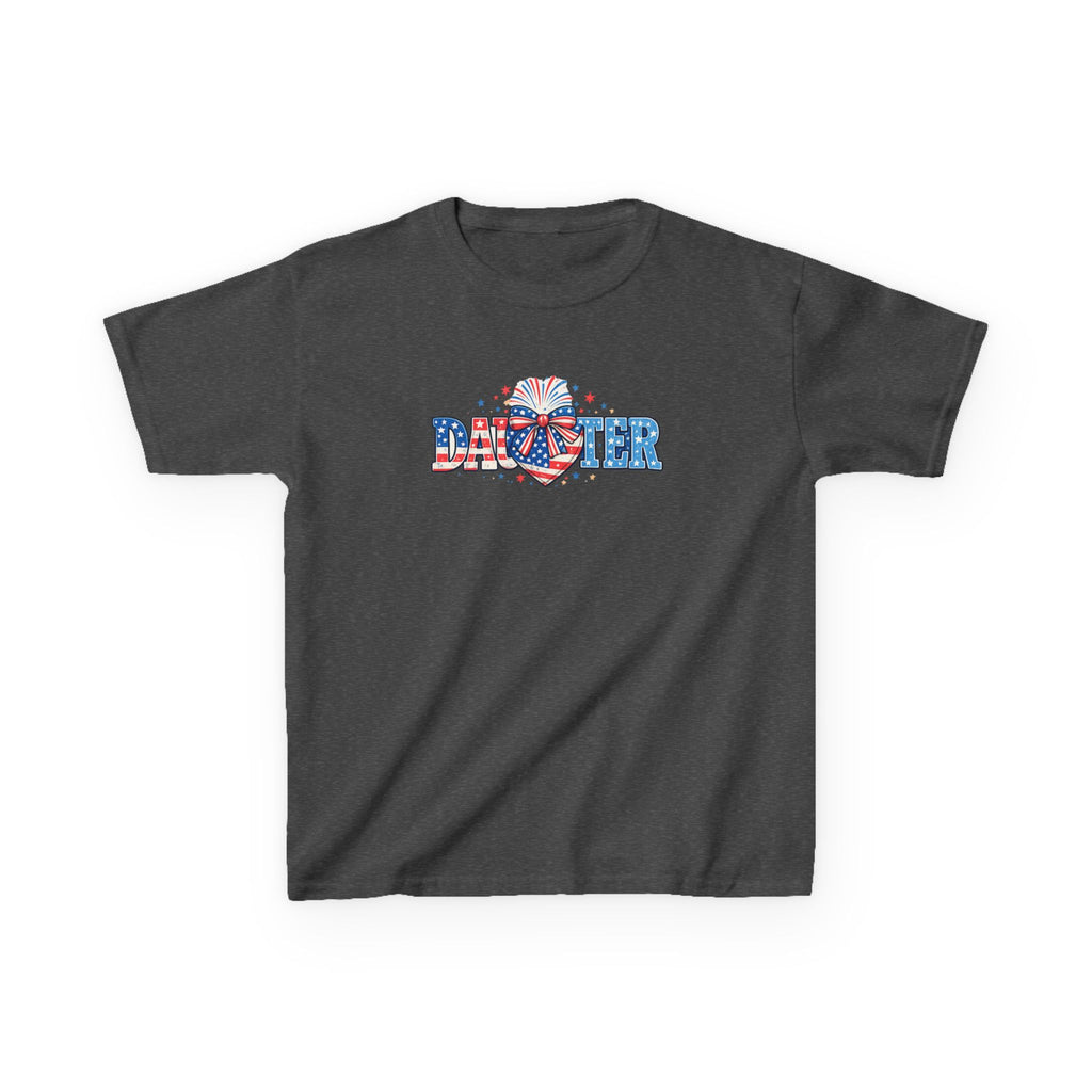 Kids "Daughter" Patriotic Fireworks T-Shirt — 4th of July Girls Tee