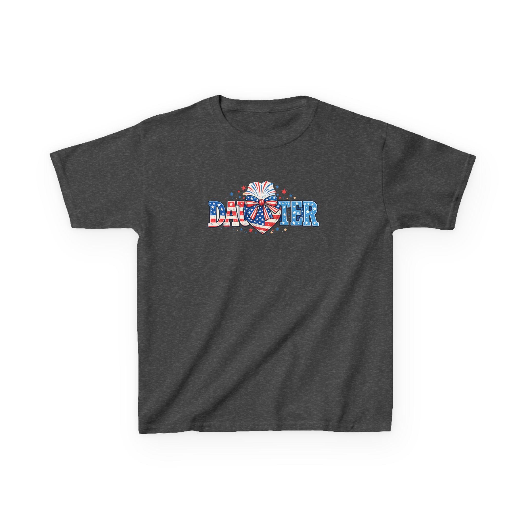 Kids "Daughter" Patriotic Fireworks T-Shirt — 4th of July Girls Tee