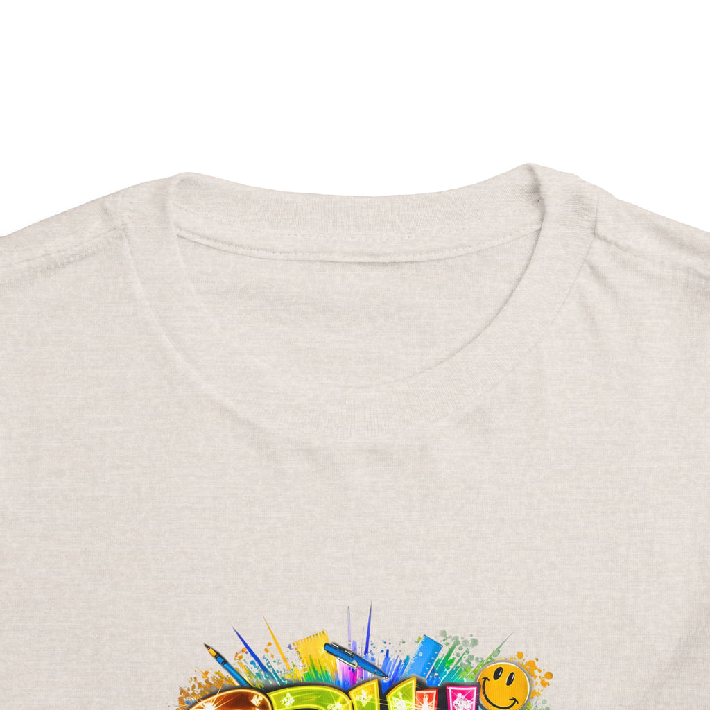 Toddler Tee — Colorful "Bruh We Are Back" Graphic Shirt