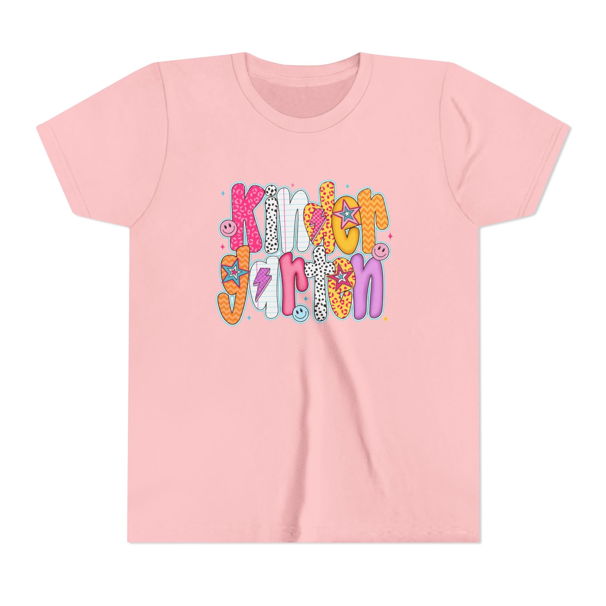 Youth Tee - "Kindergarten" Cute Retro Doodle Graphic