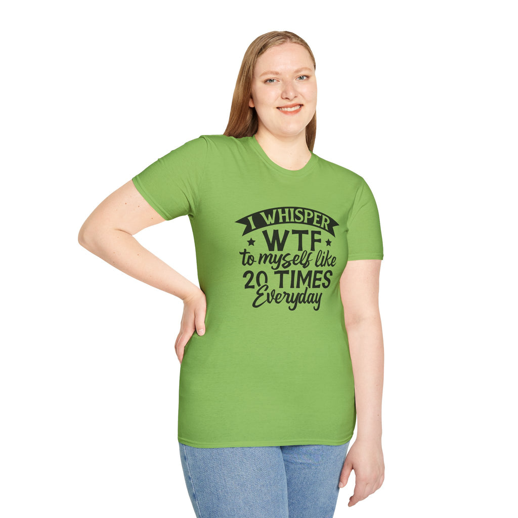 WTF To Myself T-Shirt — Funny Everyday Sarcastic Graphic Tee