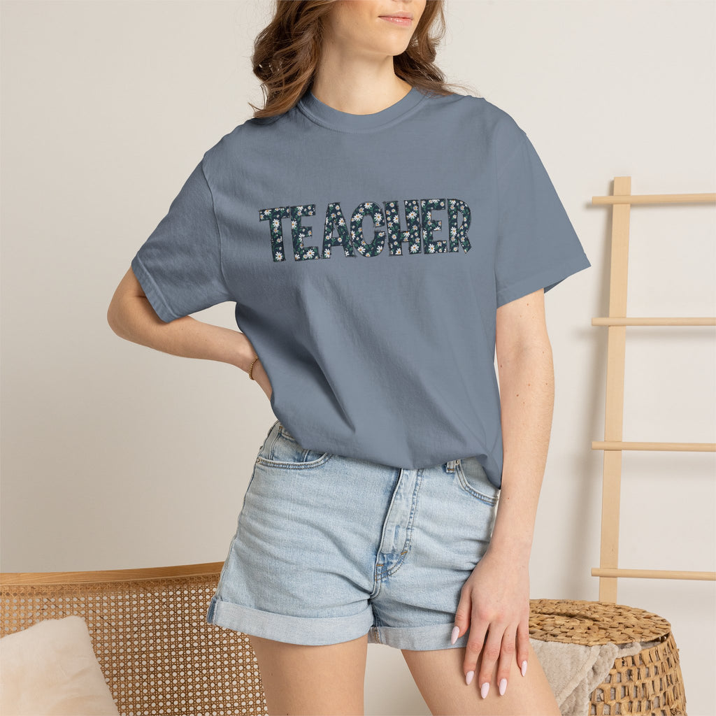 Teacher Camouflage Print T-Shirt