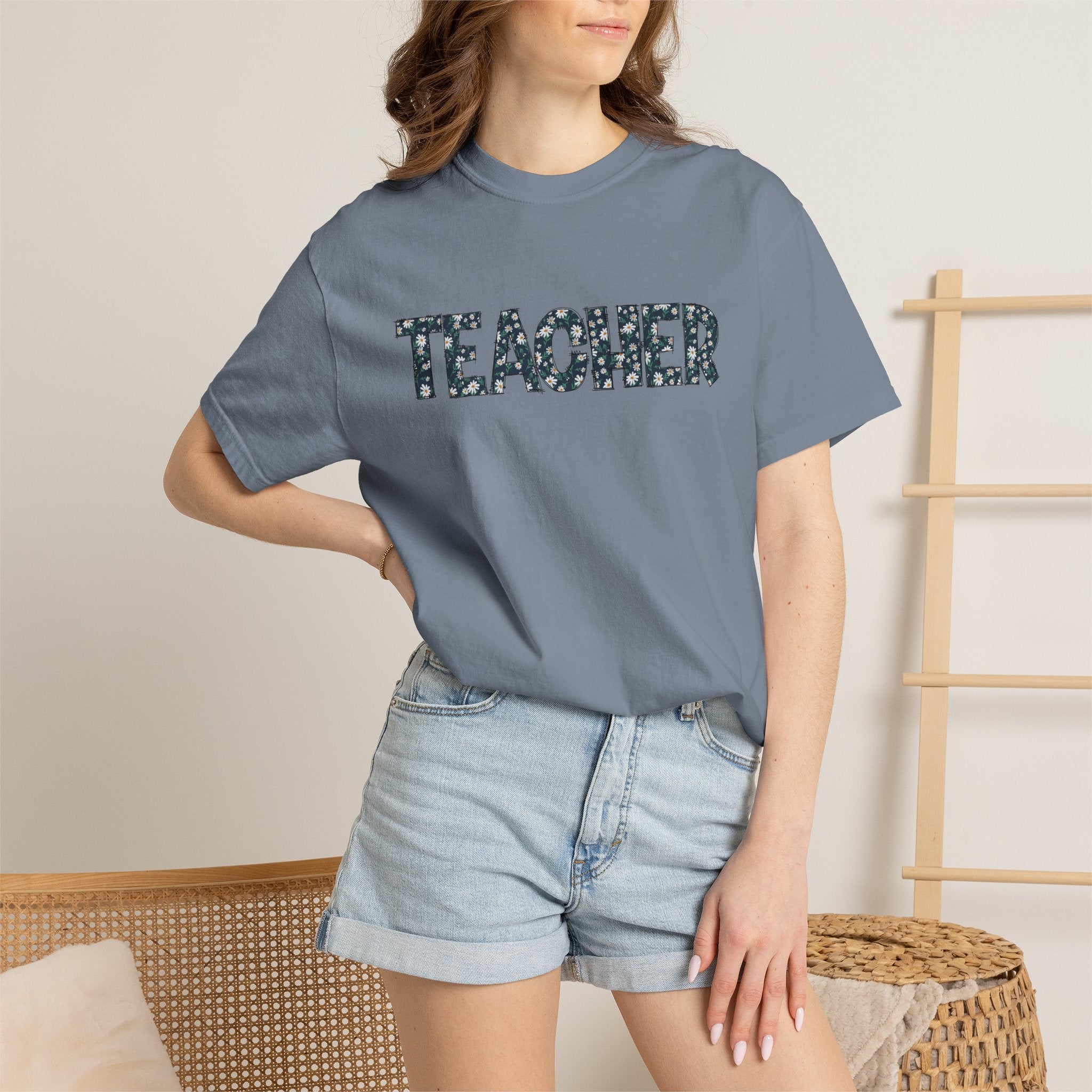 Teacher Camouflage Print T-Shirt