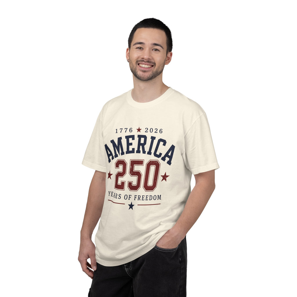 America 250 T-Shirt — 1776–2026 Years of Freedom Patriotic Tee