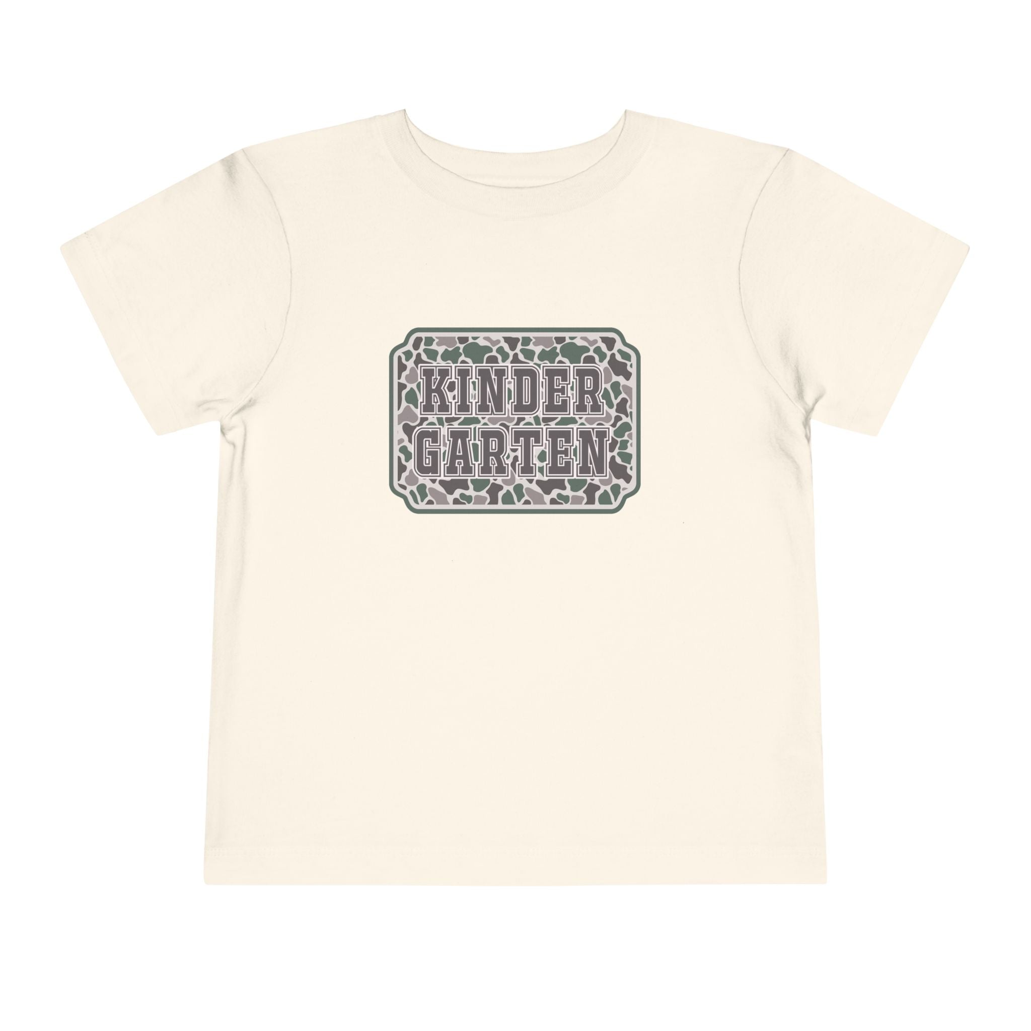 Kindergarten Toddler Tee — Floral Leopard Back to School Shirt
