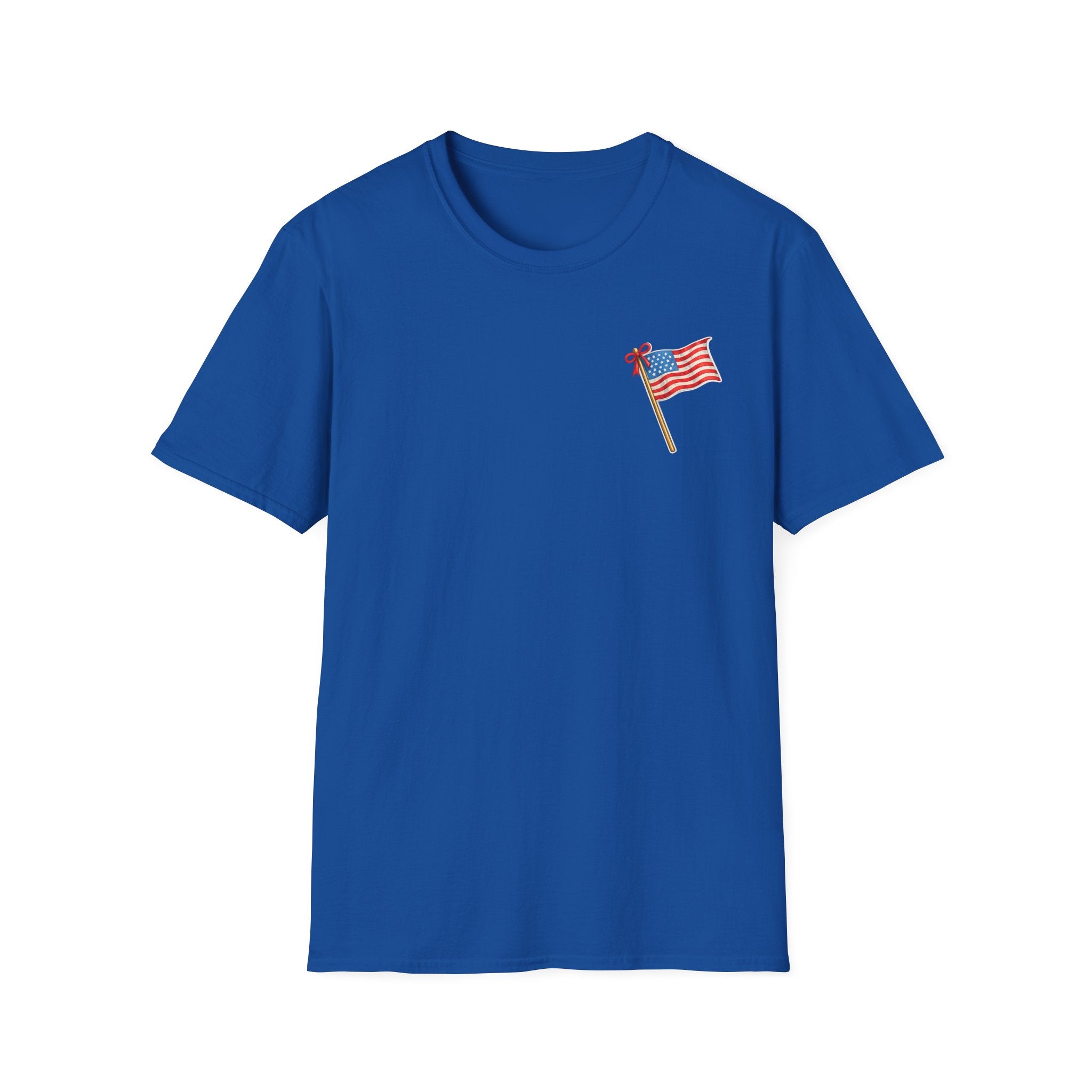 Pocket Flag T-Shirt — Small American Flag Chest Tee