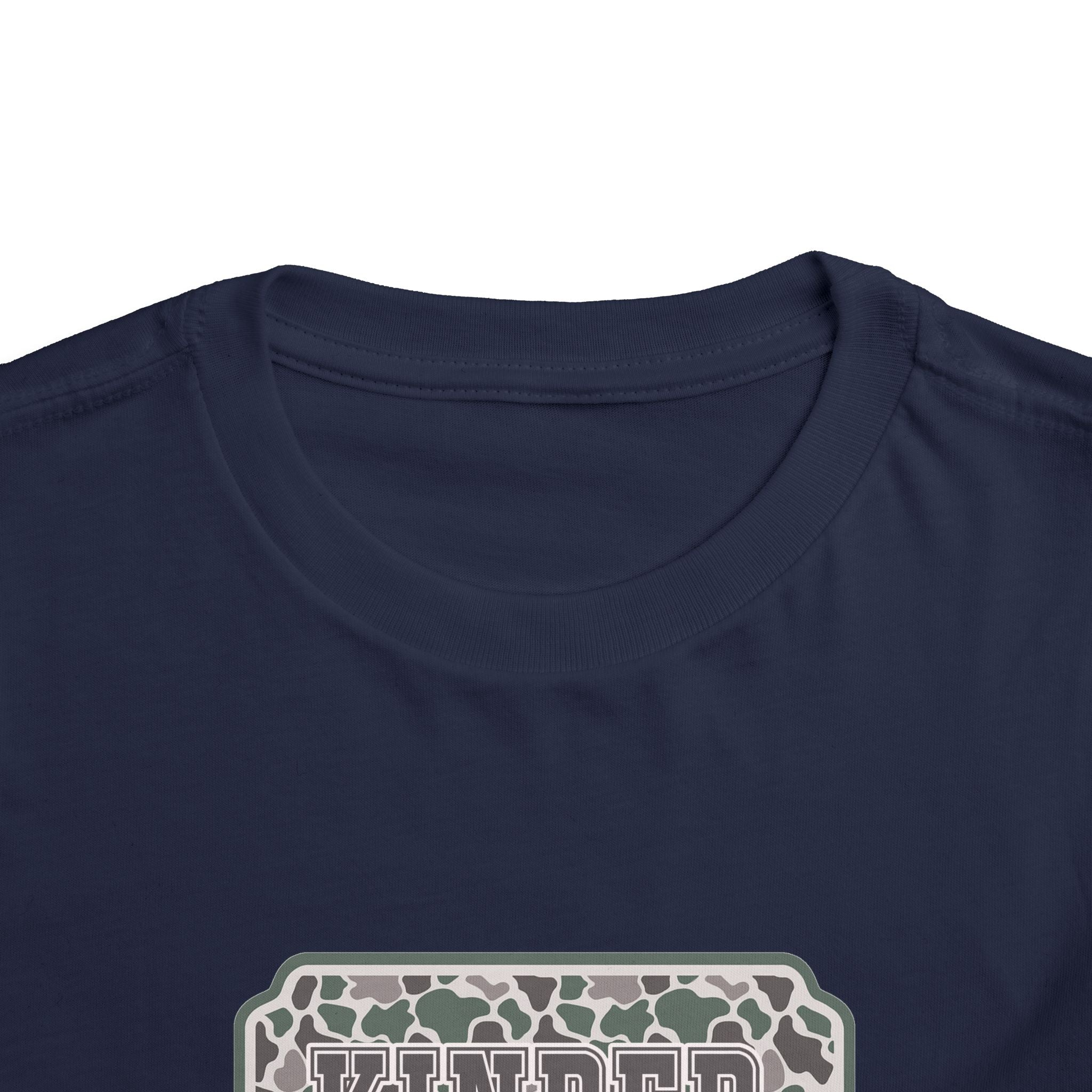 Kindergarten Toddler Tee — Floral Leopard Back to School Shirt