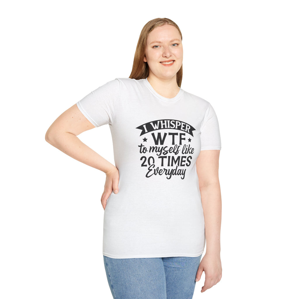 WTF To Myself T-Shirt — Funny Everyday Sarcastic Graphic Tee