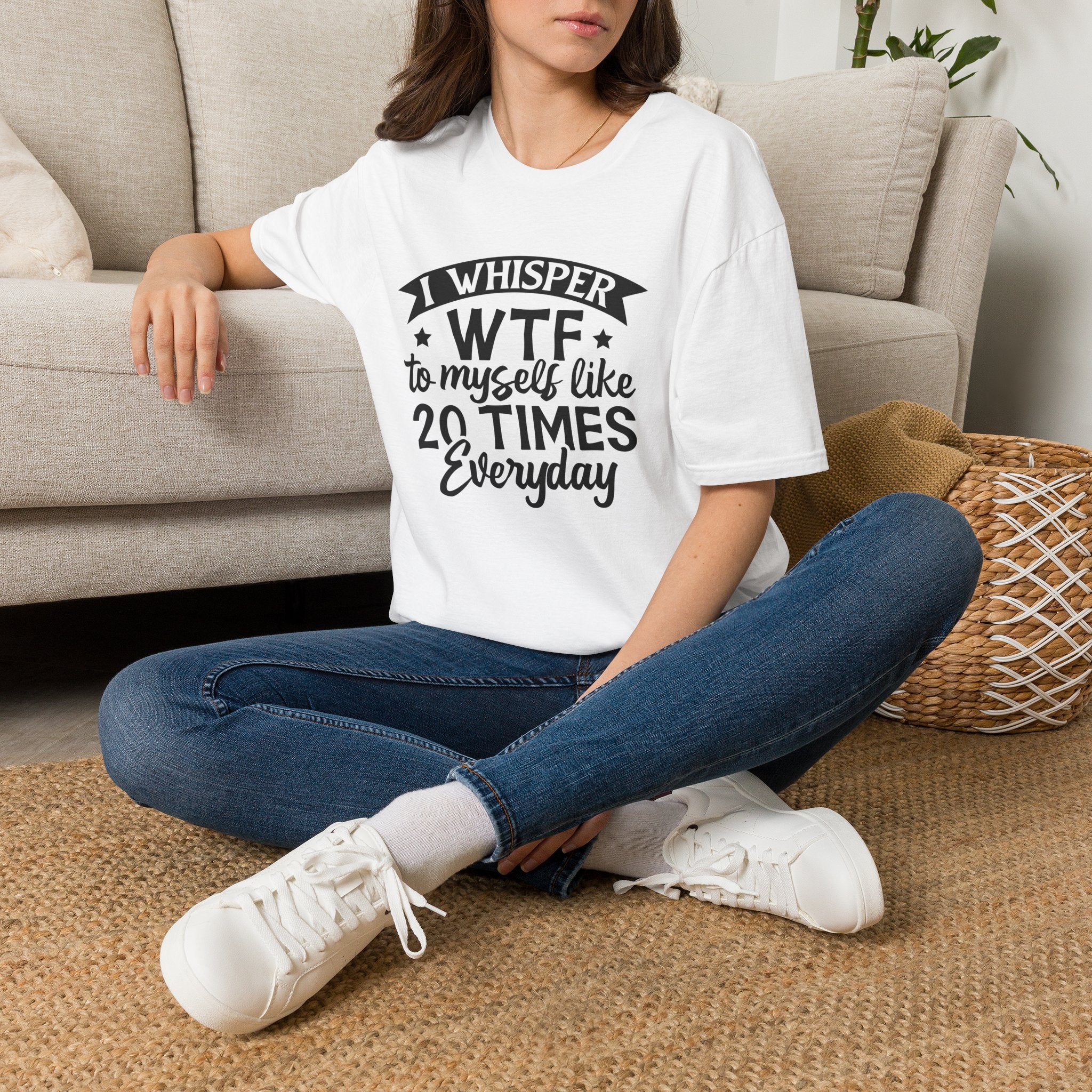 WTF To Myself T-Shirt — Funny Everyday Sarcastic Graphic Tee
