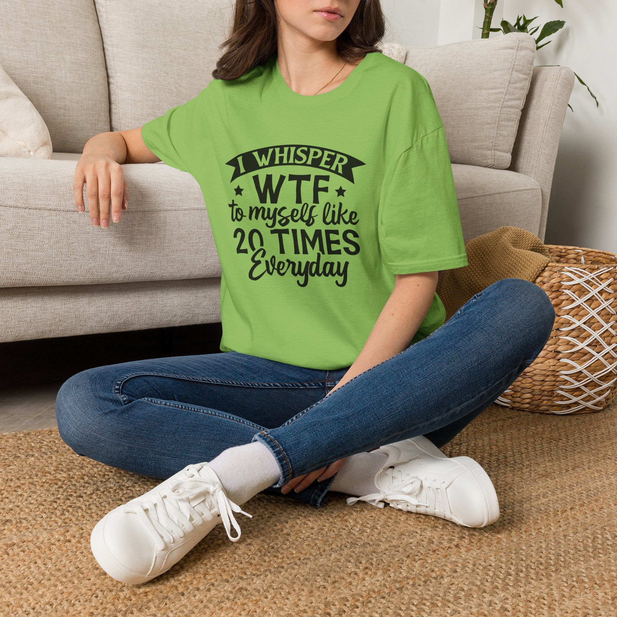 WTF To Myself T-Shirt — Funny Everyday Sarcastic Graphic Tee