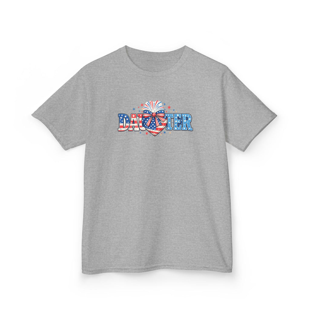 Kids "Daughter" Patriotic Fireworks T-Shirt — 4th of July Girls Tee