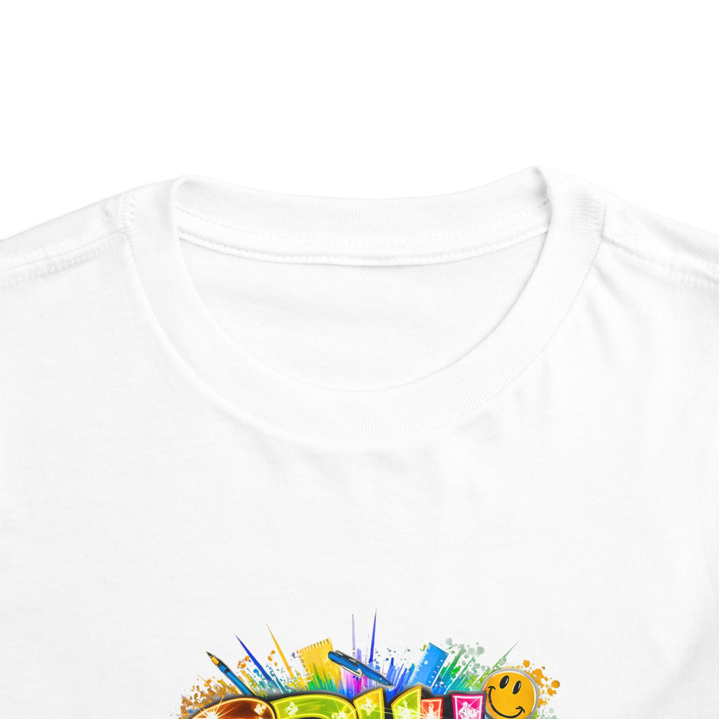 Toddler Tee — Colorful "Bruh We Are Back" Graphic Shirt