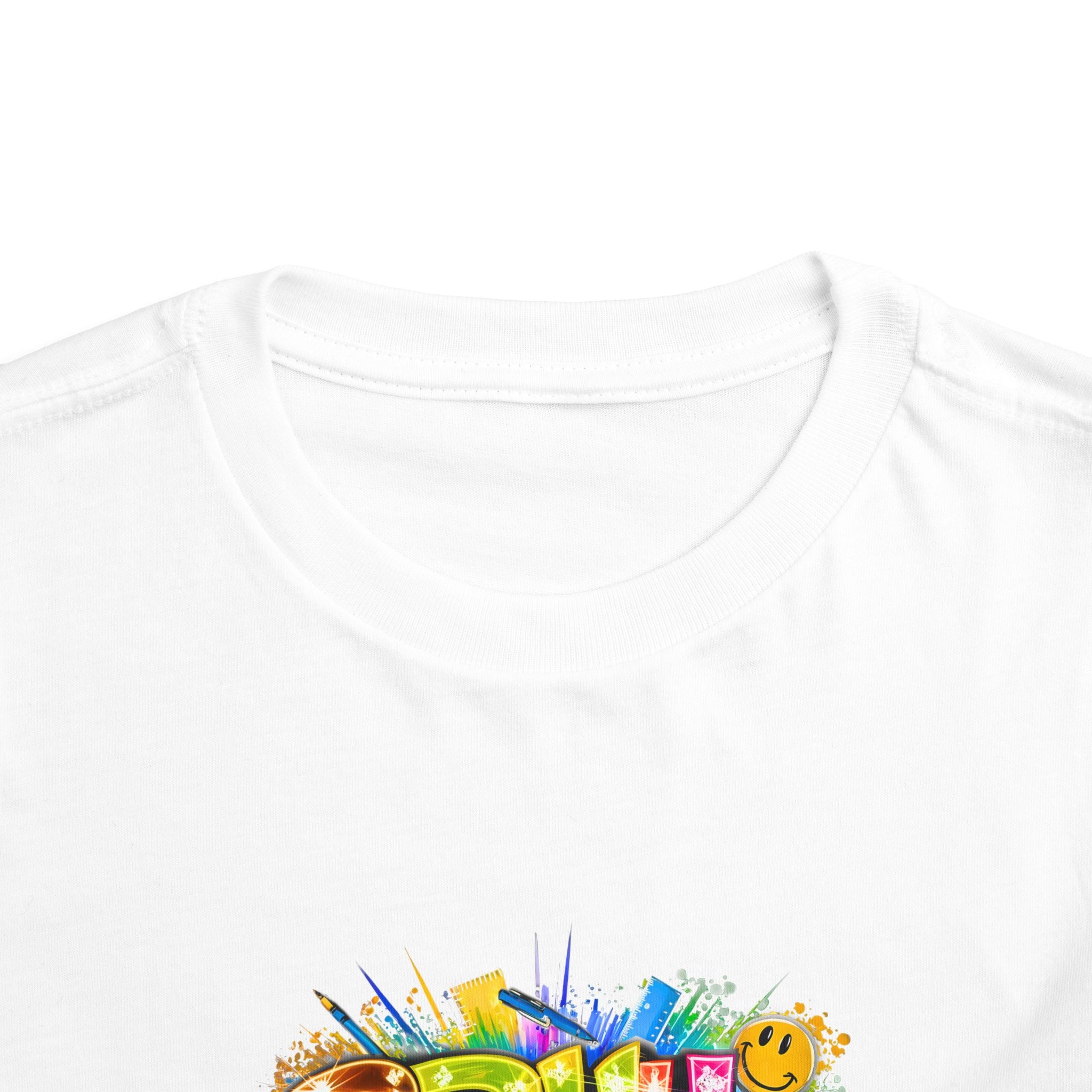 Toddler Tee — Colorful "Bruh We Are Back" Graphic Shirt