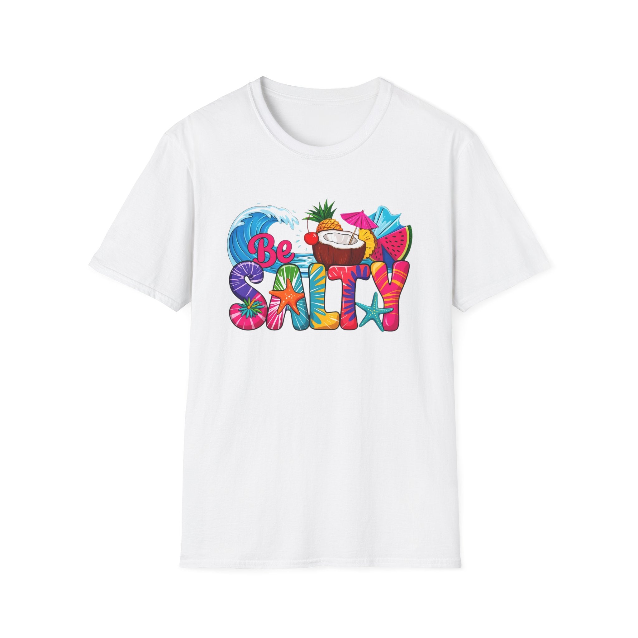 Be Salty Beach T-Shirt — Tropical Coconut & Surf Summer Tee